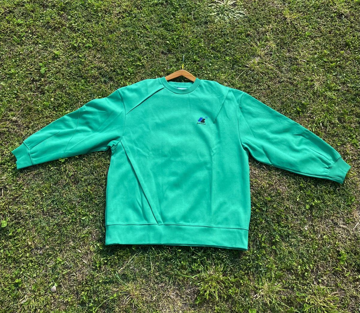 【ADERERROR】 Zara x Ader Error Oversize Sweatshirt Green Ader Error × Archival Clothing × Zara Ader Error x Zara