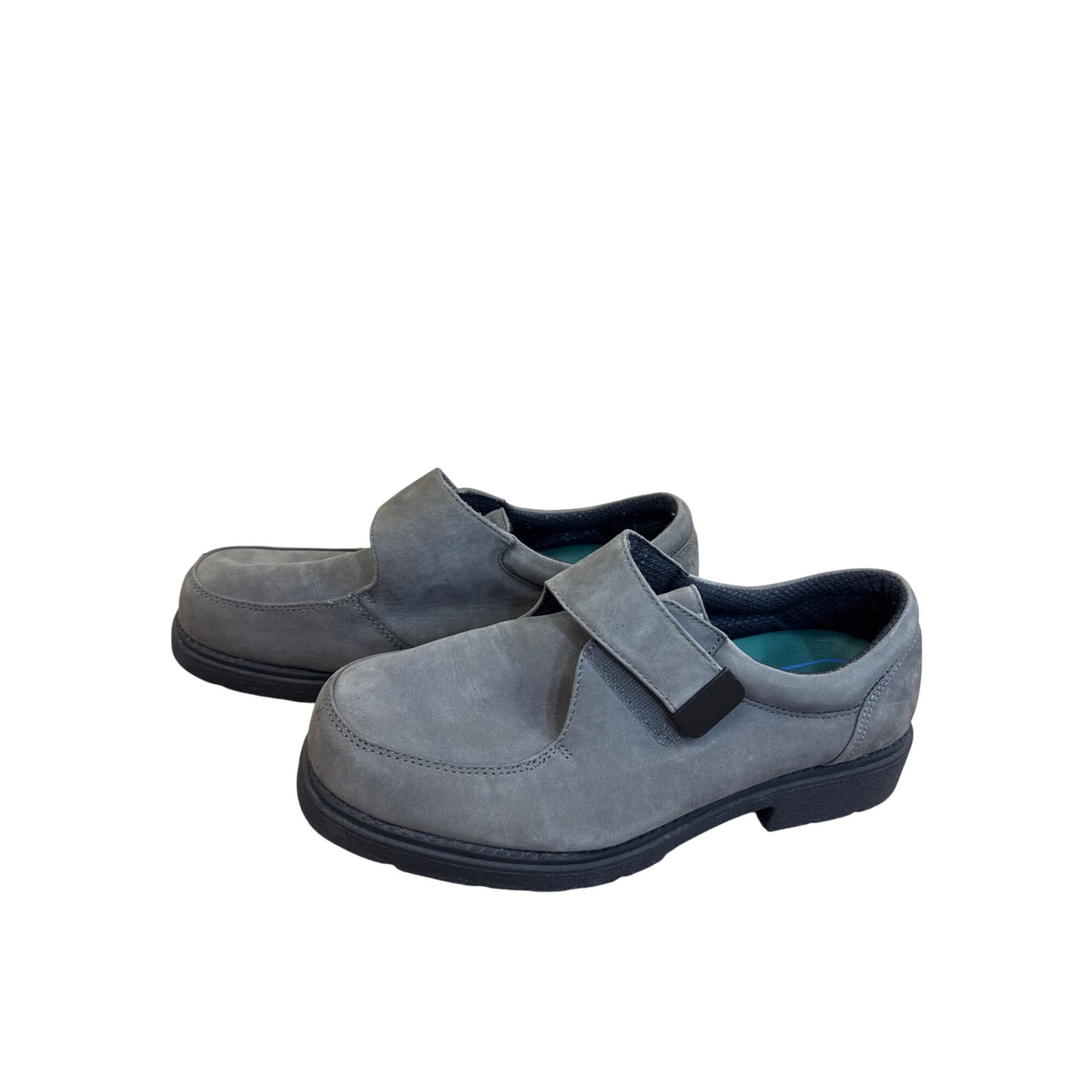Other Dr. Scholls Mens Gray Leather Loafers Slip-On shoes Size 9D Size US 9 / EU 42 - 3 Thumbnail