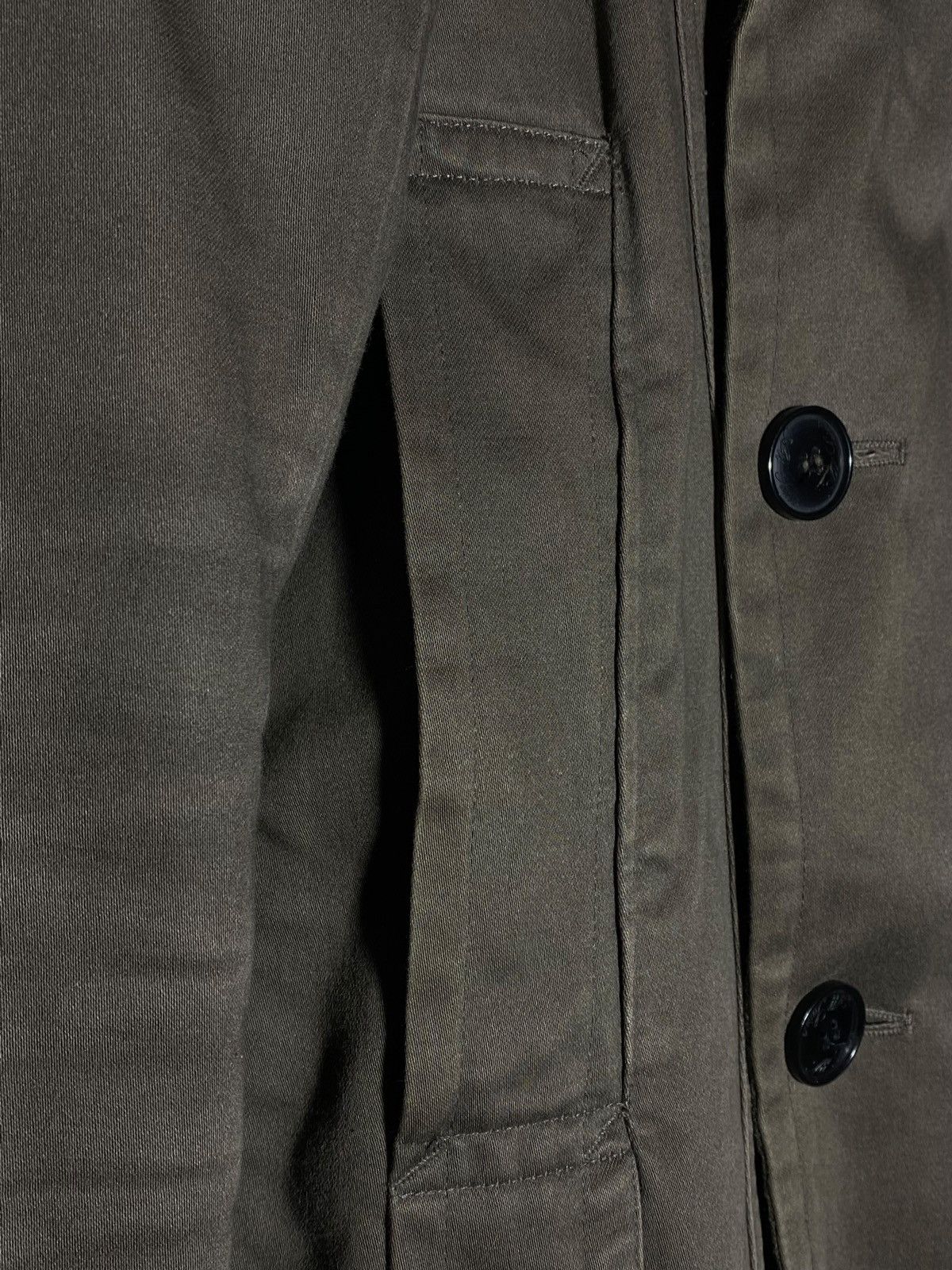 Allsaints All Saints Vagabond Double Breasted Pea Coat Khaki Jacket Size US S / EU 44-46 / 1 - 8 Thumbnail