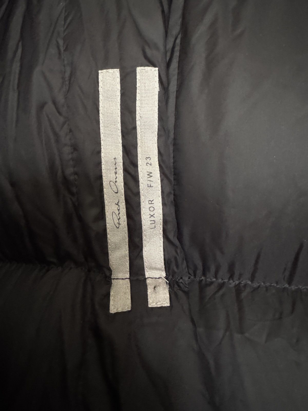 Rick Owens Rick Owens Puffer Luxor Funnel-neck Quilted Down Coat FW23 Size US M / EU 48-50 / 2 - 14 Thumbnail