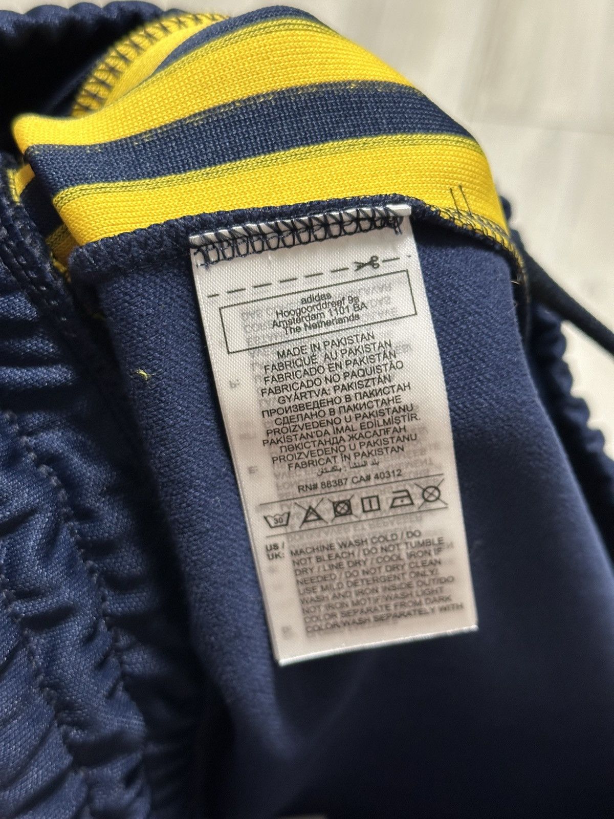 Adidas New Adidas Arsenal Beckenbauer Track Bottoms SweatPants Size US 30 / EU 46 - 6 Thumbnail