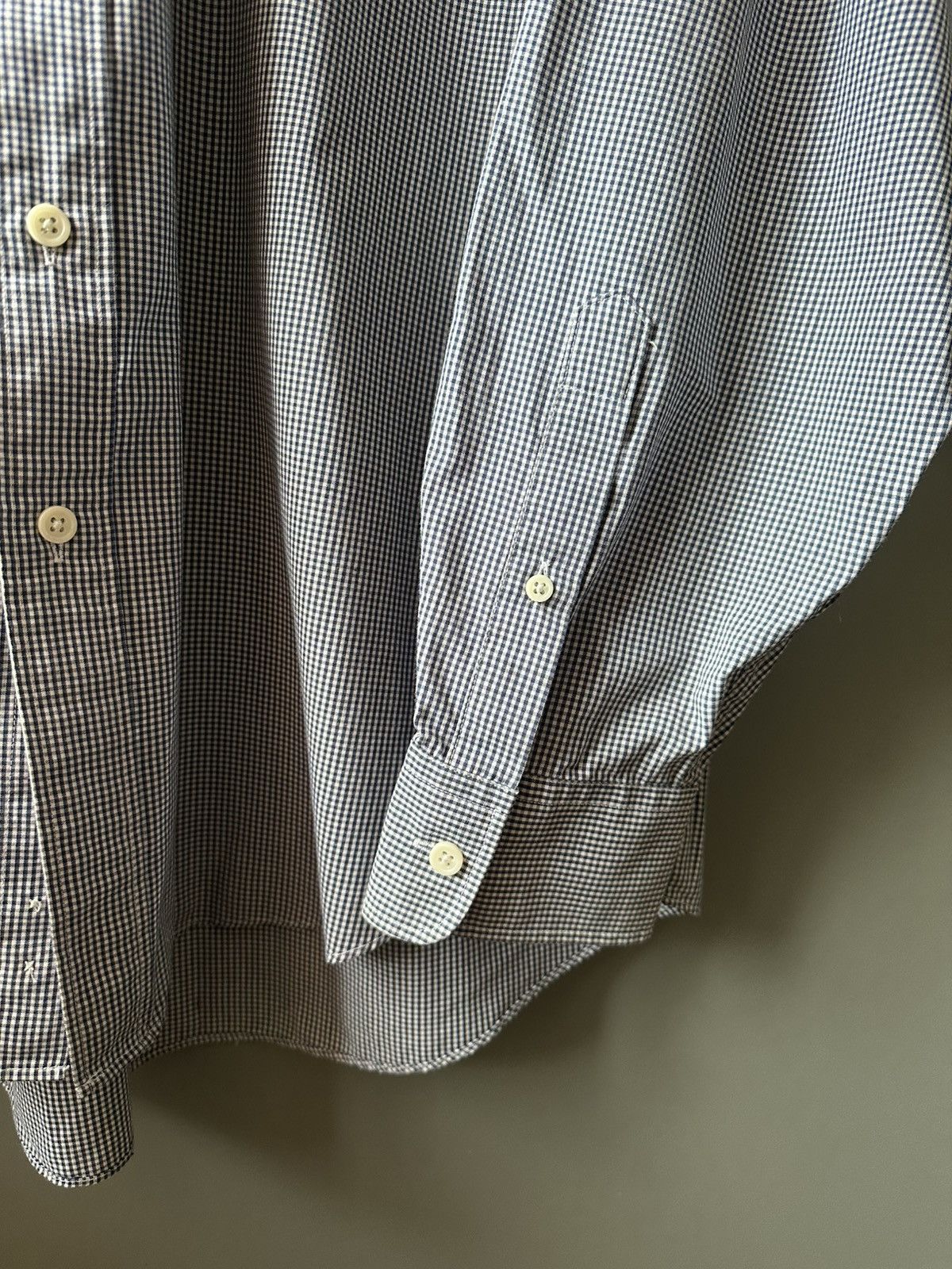 Yves Saint Laurent Yves Saint Laurent Check Shirt Size 43 Size US L / EU 52-54 / 3 - 4 Thumbnail