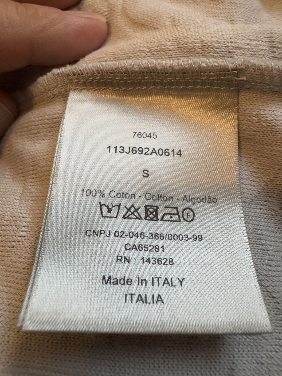 Dior DIOR tshirt STUDY PHOTOS FOR REAL TAPE MEASUREMENTS,fits dif Size US S / EU 44-46 / 1 - 11 Thumbnail