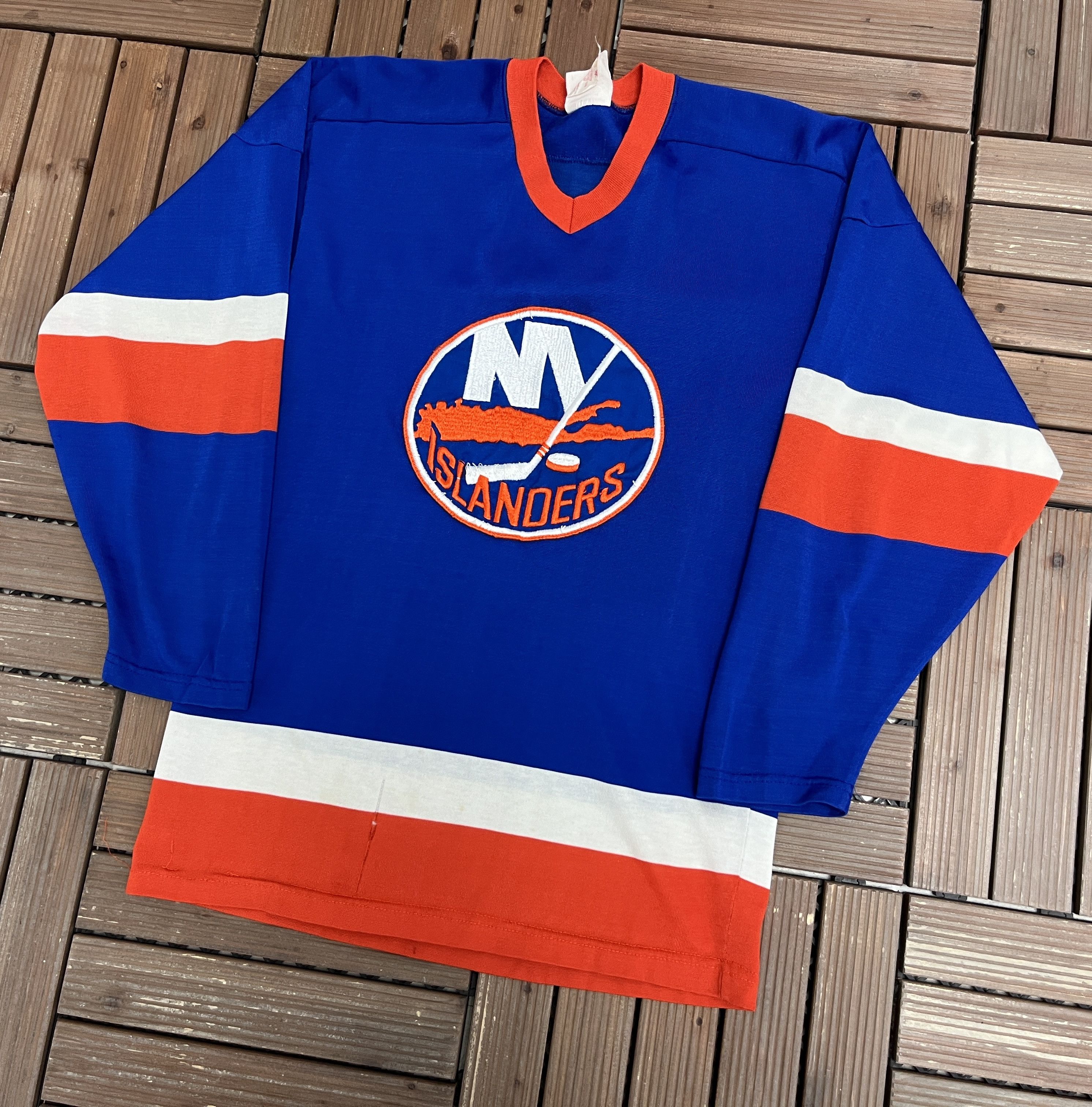 New York Islanders Vintage 80s Blue Hockey Jersey
