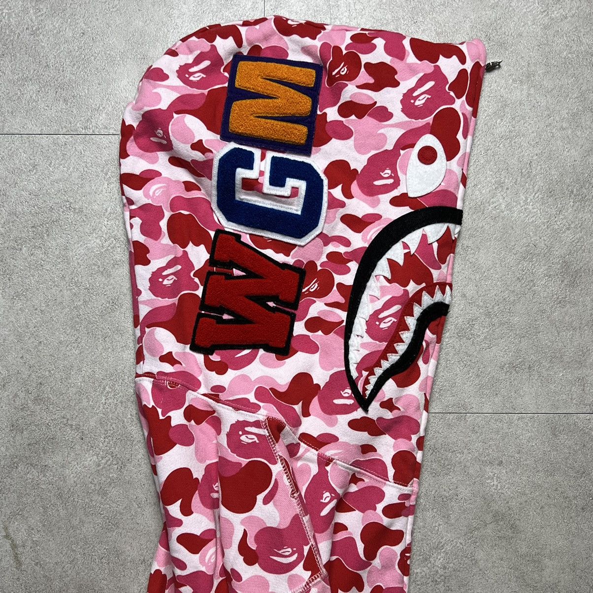 Bape Bape ABC Camo Full Zip Shark Hoodie Size US L / EU 52-54 / 3 - 3 Thumbnail