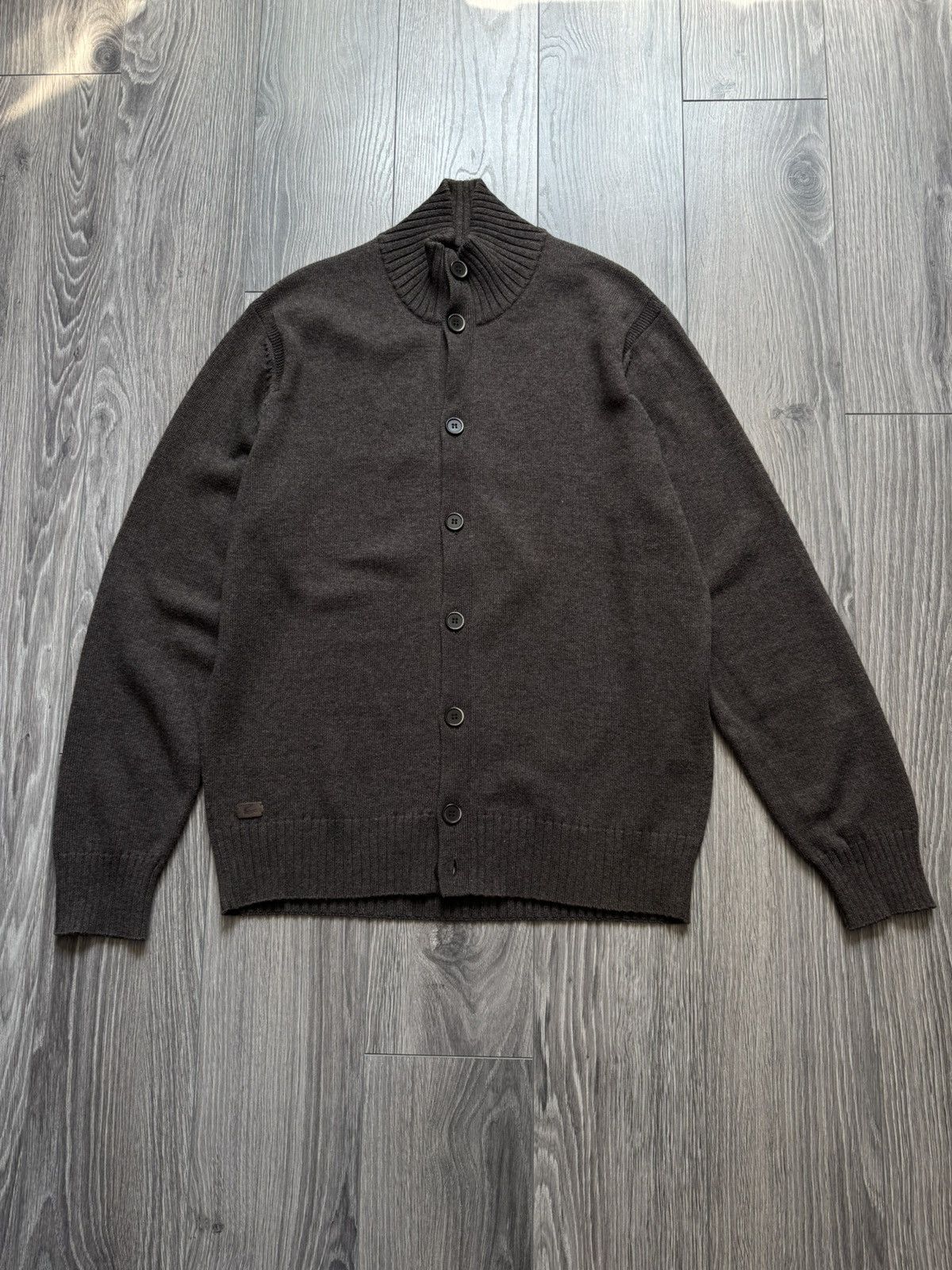 Lacoste Lacoste Black Label Brown Knitted Cardigan 5 Size US M / EU 48-50 / 2 - 2 Thumbnail