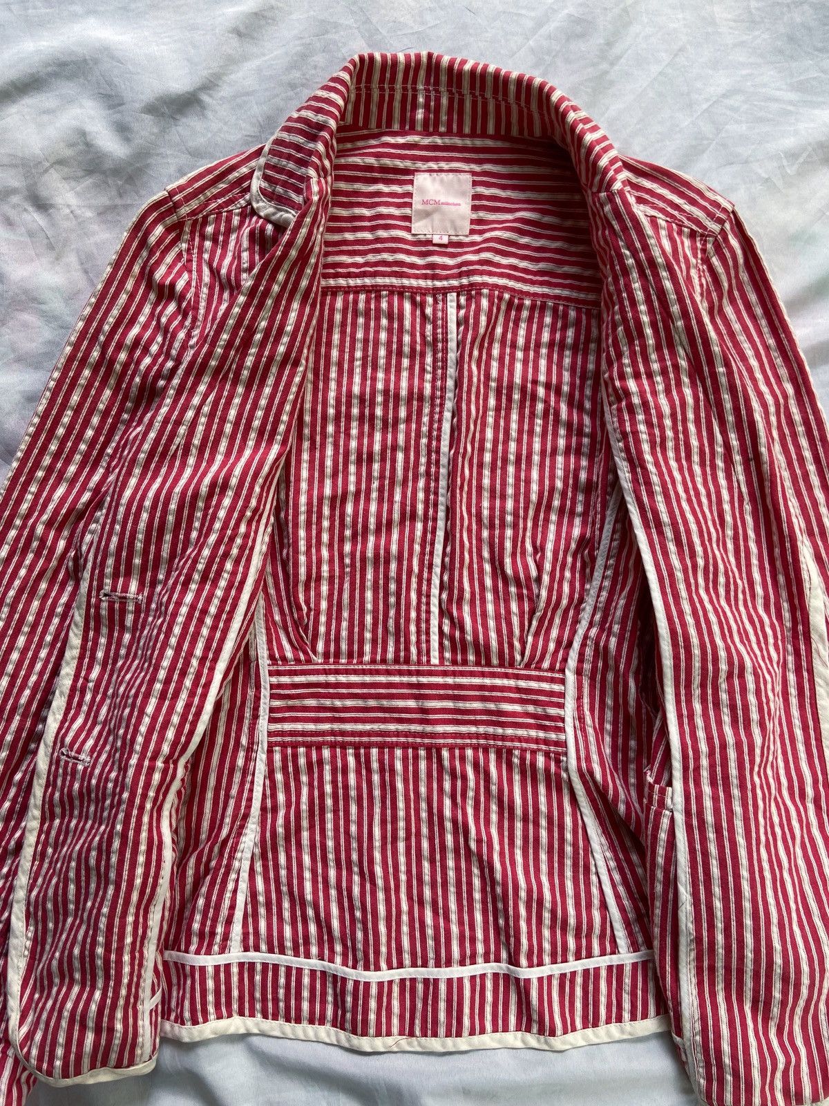 MCM MCM MUNCHEN CASUP STRIPED BLAZER Size M / US 6-8 / IT 42-44 - 7 Thumbnail