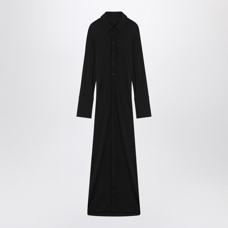 Sportmax Sportmax Black Shirt Dress In Viscose Jersey Size L / US 10 / IT 46 - 1 Thumbnail