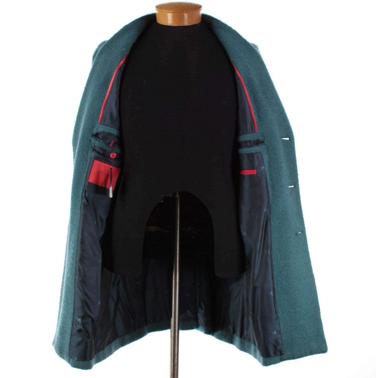 Isaia isaia Overcoat Size M US In Blue Cashmere Blend Size US M / EU 48-50 / 2 - 7 Thumbnail