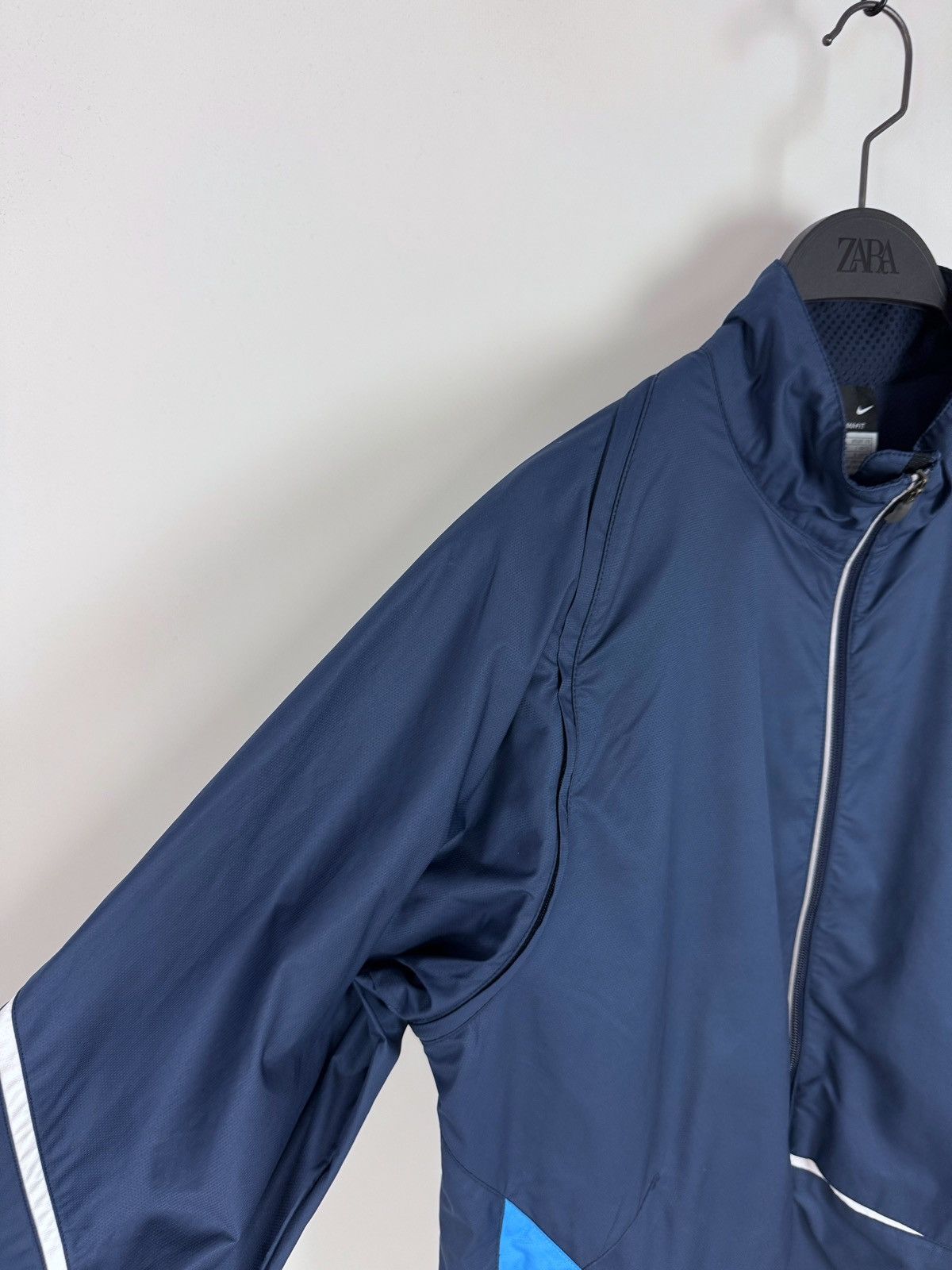 Nike Y2K Vintage Nike 2in1 Paneled Nylon Vented Running Jacket Size US M / EU 48-50 / 2 - 11 Thumbnail