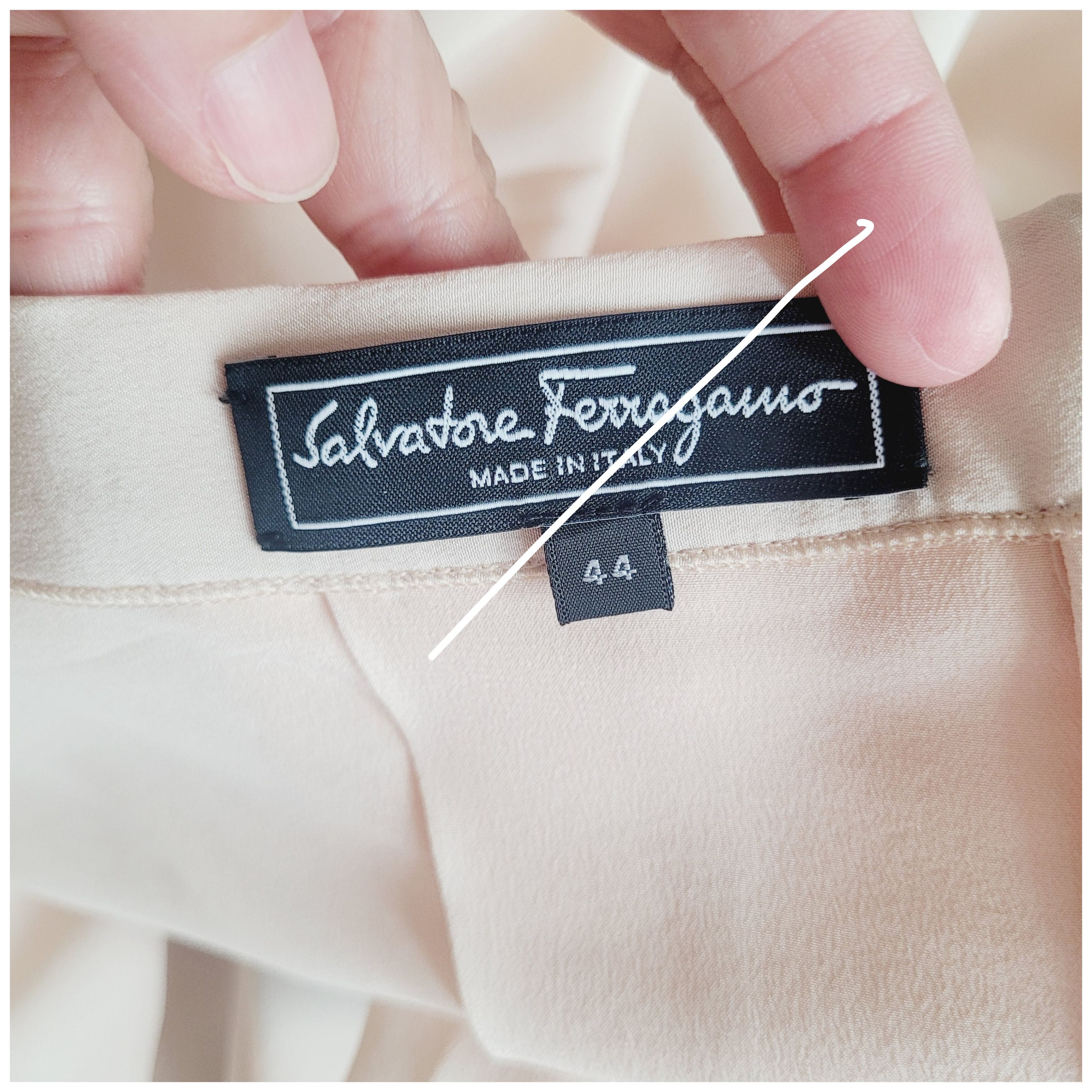 Salvatore Ferragamo Salvatore Ferragamo Silk Pleated Mid Length Skirt Size 30" / US 8 / IT 44 - 7 Thumbnail