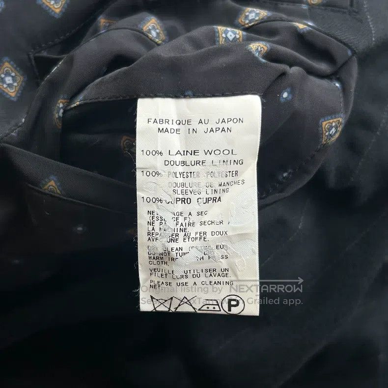 Yohji Yamamoto size 2 12aw Diamond Full Print Lined blazer