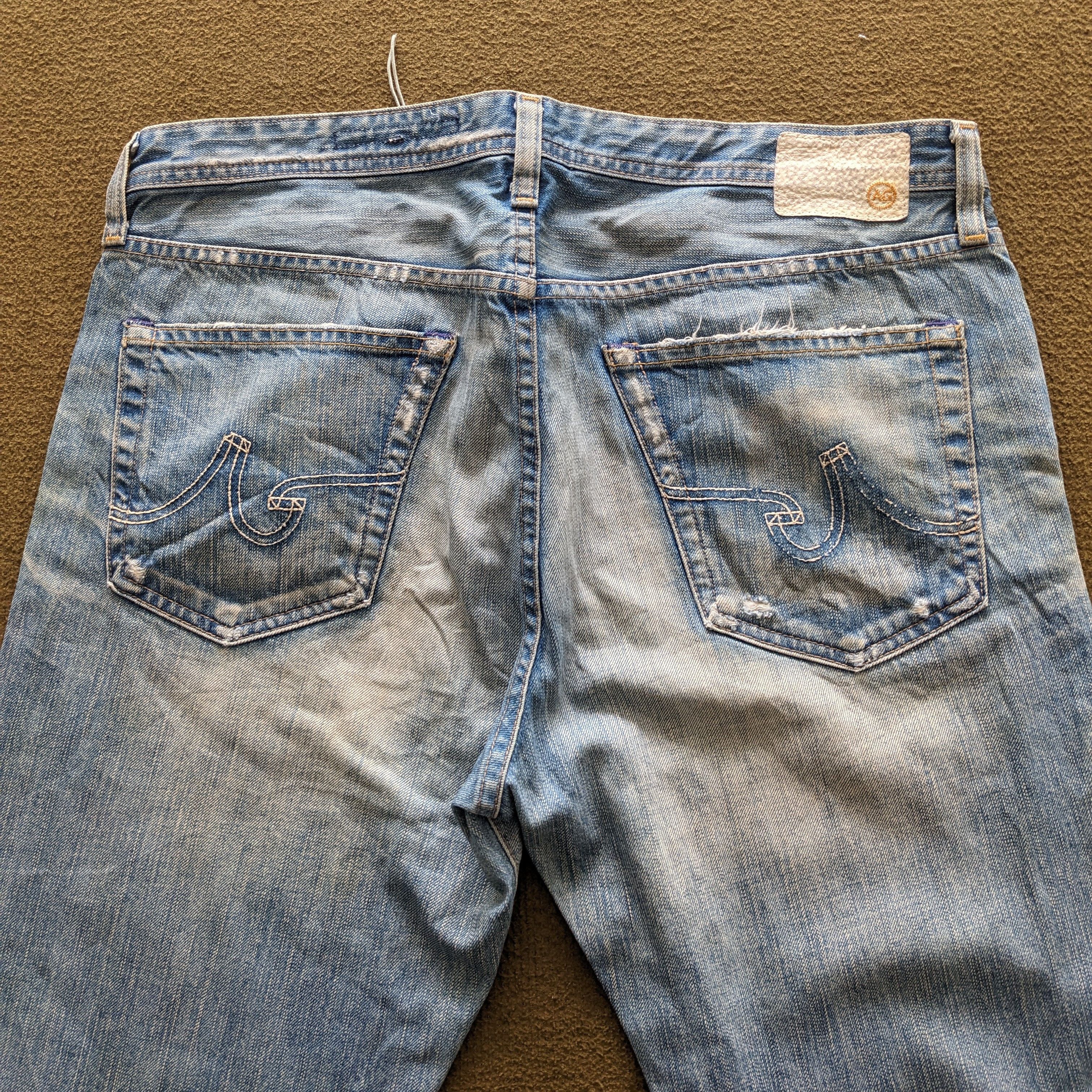 Vintage Vintage ADRIANO GOLDSCHMIED Italian Fashion Designer Jeans Size US 36 / EU 52 - 3 Thumbnail