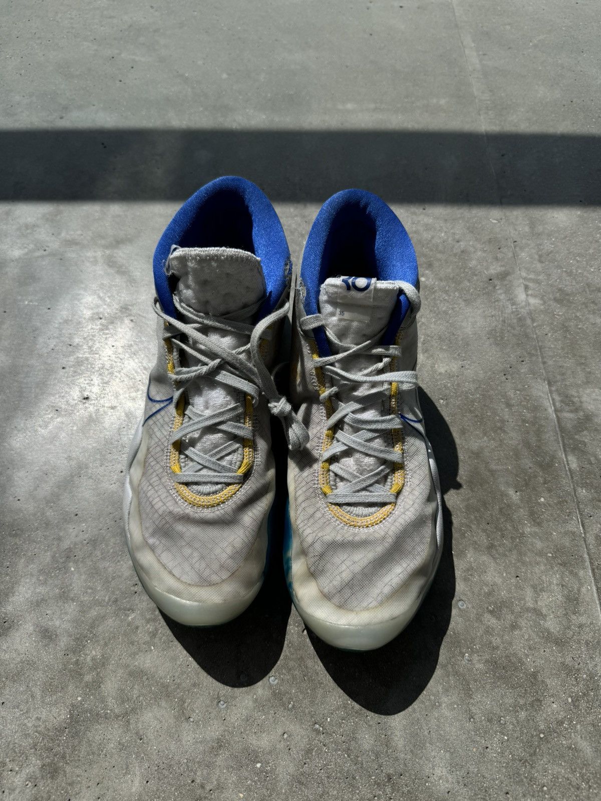 Jordan Brand × Nike NIKE KD 12 Warriors Home Size US 10 / EU 43 - 3 Thumbnail