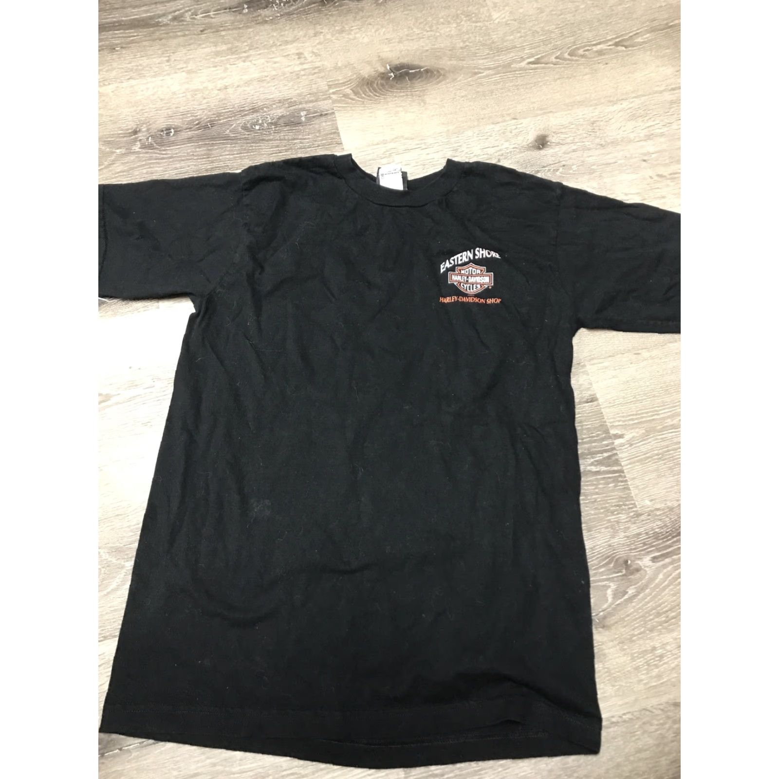 Harley Davidson Harley-Davidson Shirt Mens M Black Vintage City Motorcycle Hanes Beefy-T Short Sleeve Crew Neck Logo Print Garment Care Machine Washable 100% Cotton Size US M / EU 48-50 / 2 - 3 Thumbnail