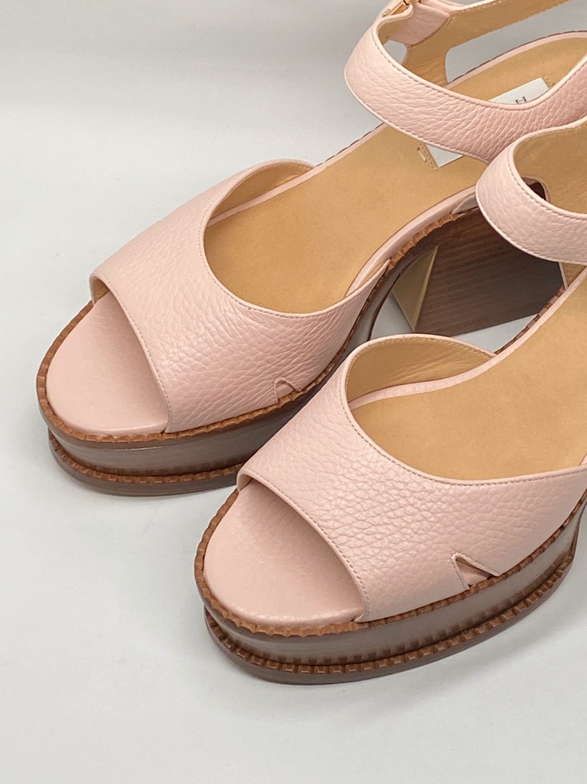 Gabriela Hearst Gabriela Hearst Zuri 90MM Leather Platform Sandals size 37.5 Size US 7.5 / IT 37.5 - 4 Thumbnail