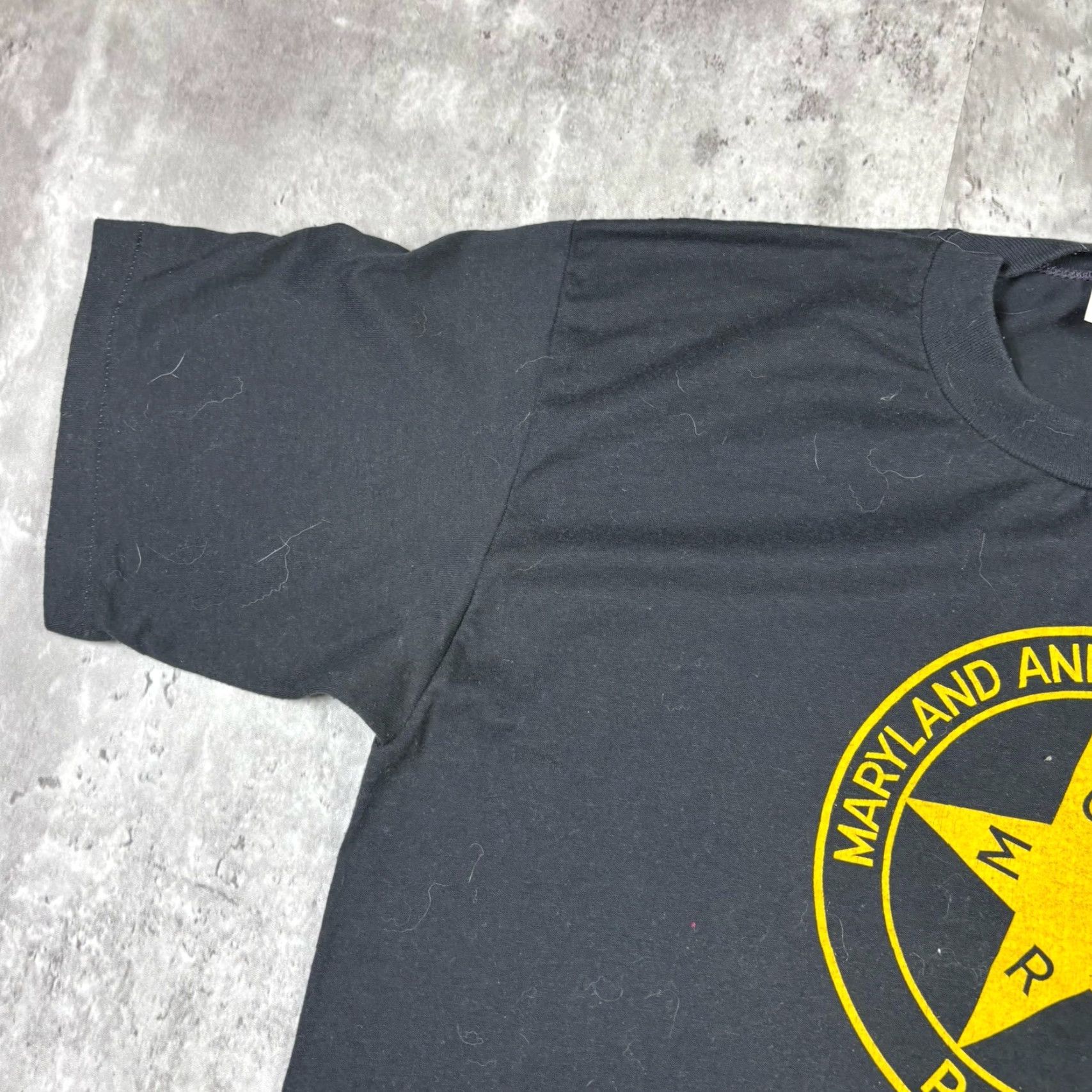 Logo 7 VINTAGE Maryland Railroads Graphic Logo T Shirt Black XL Size US XL / EU 56 / 4 - 7 Thumbnail