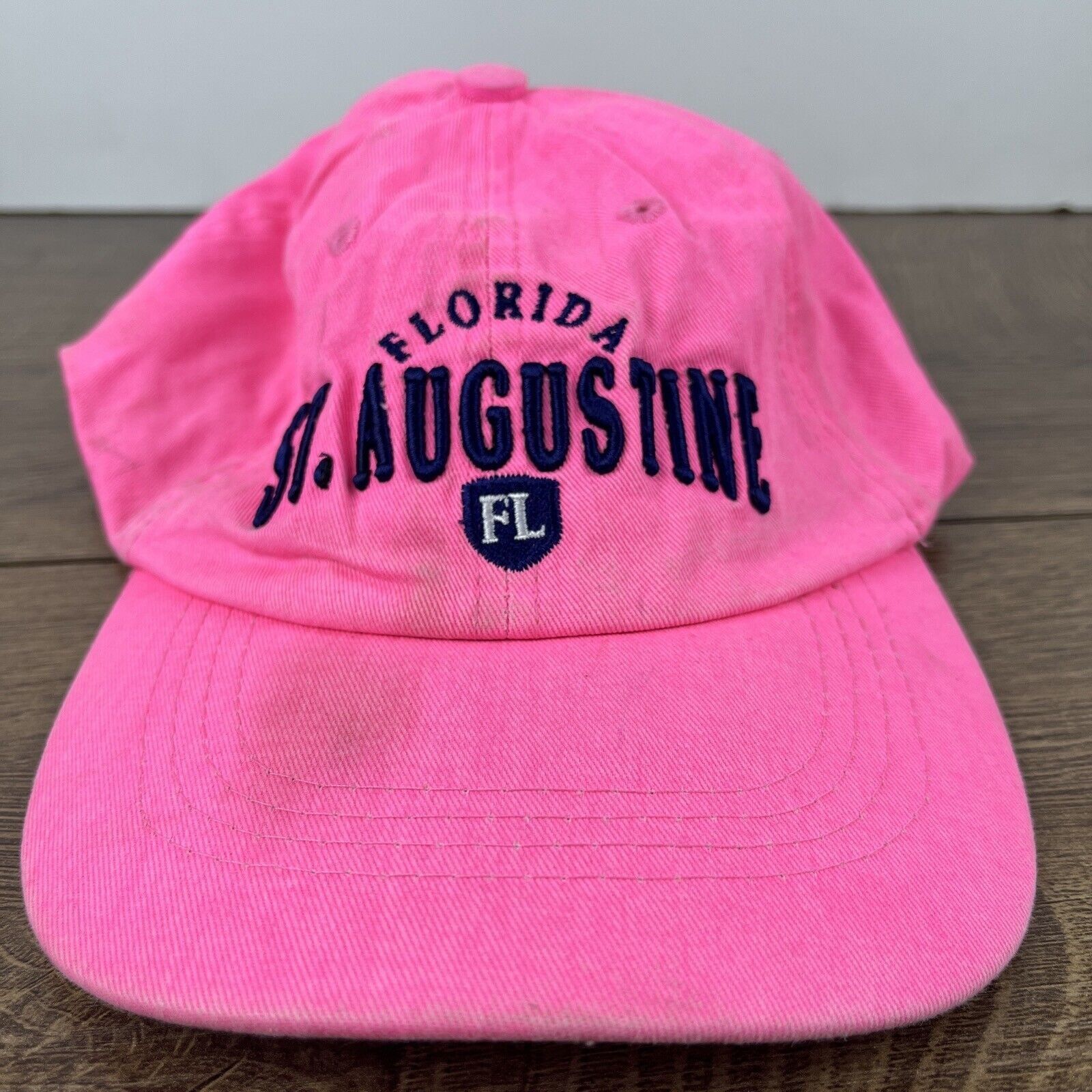 Other St. Augustine Florida Hat Pink Hat Adjustable Adult Size Hat Size ONE SIZE - 5 Thumbnail