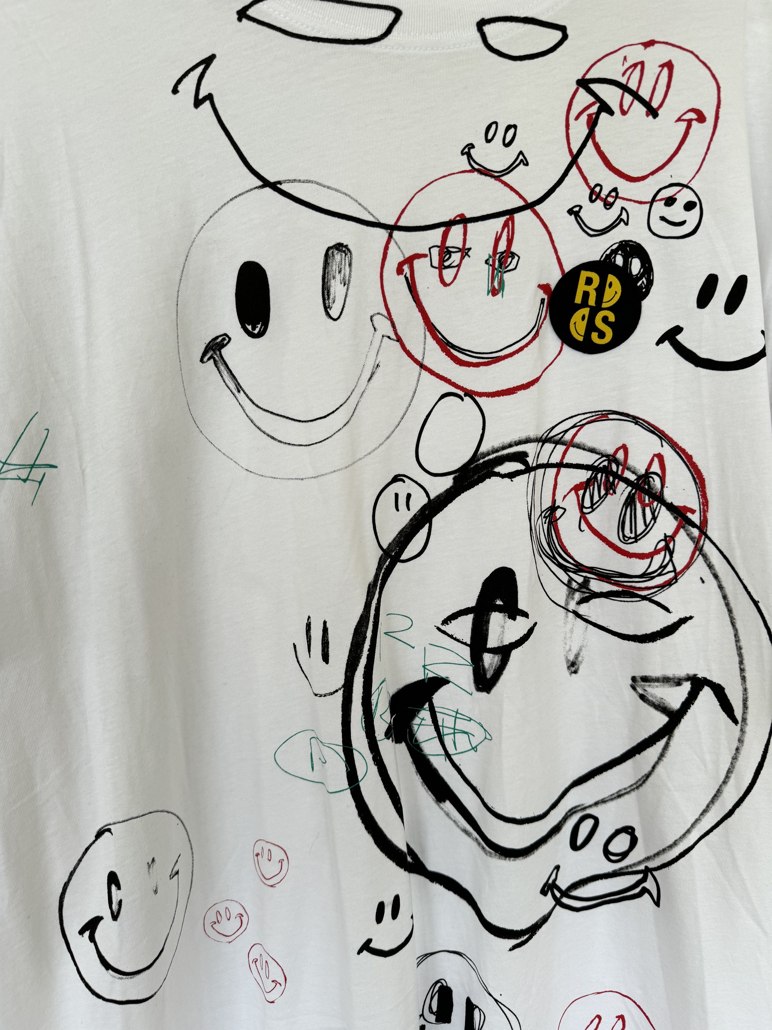 Raf Simons Raf Simons Smiley Shirt Size US XL / EU 56 / 4 - 2 Thumbnail