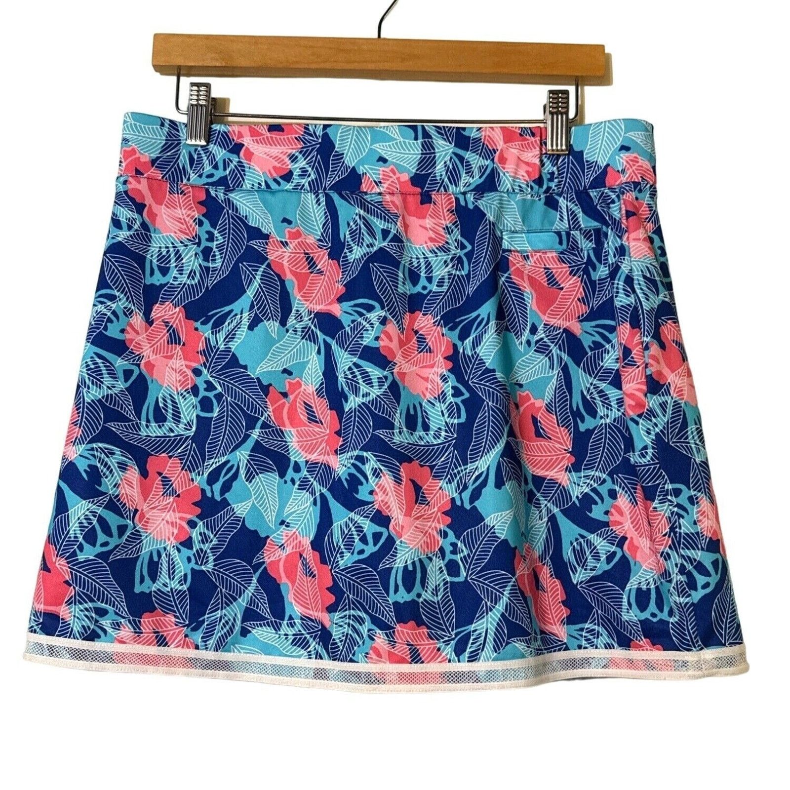 Other Pebble Beach Dry-Luxe Performance Floral Skort Size Large Size 33" - 3 Thumbnail