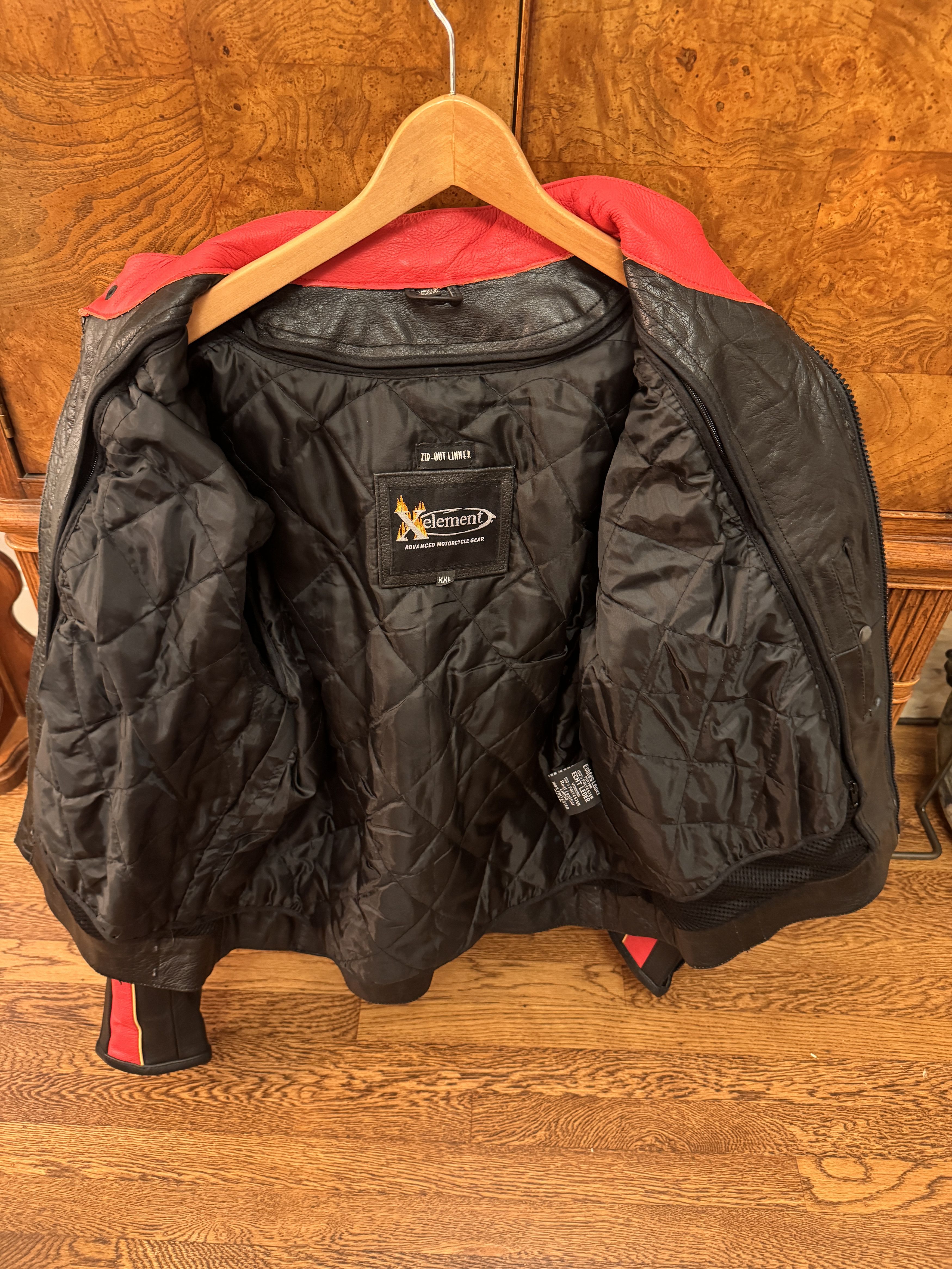 Xelement Like-New Xelement Leather Motorcycle Jacket – Fits Like L/XL Size US XL / EU 56 / 4 - 15 Thumbnail