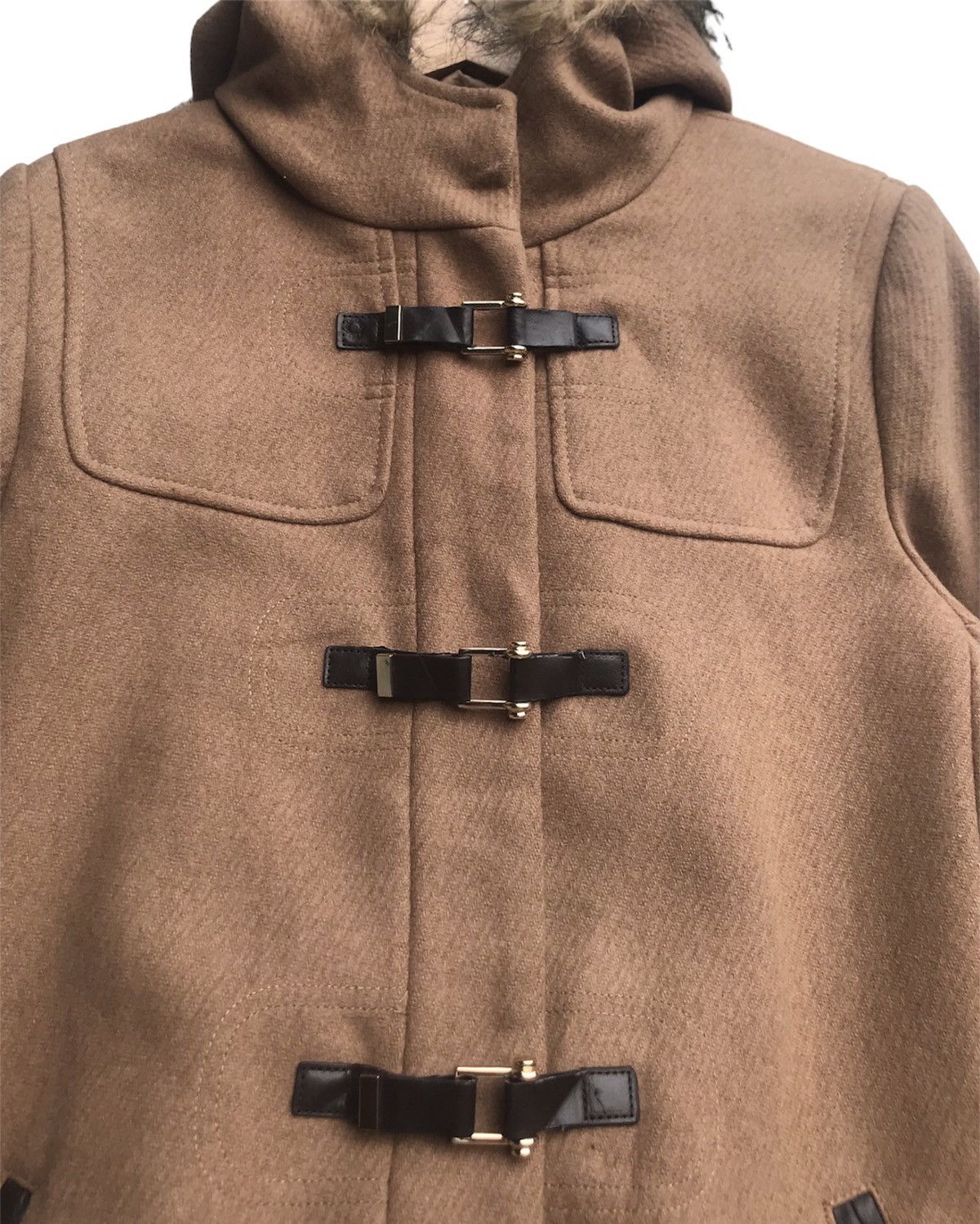 Cole Haan Cole Haan Wool Duffle Coat Size L / US 10 / IT 46 - 7 Thumbnail