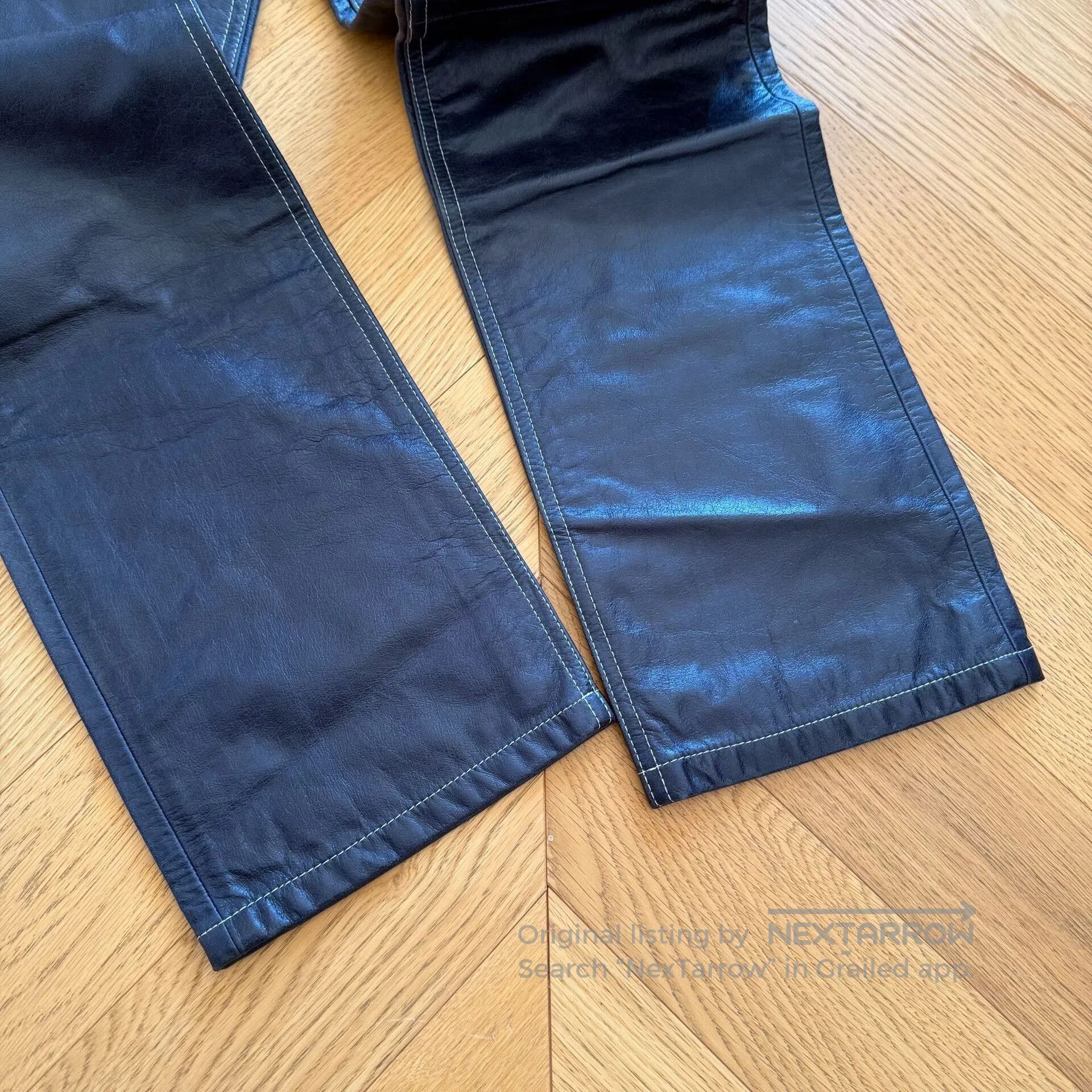 RLX Ralph Lauren Vintage Leather Outdoor Pants for Women. Size 24" / US 00 / IT 34 - 8 Thumbnail
