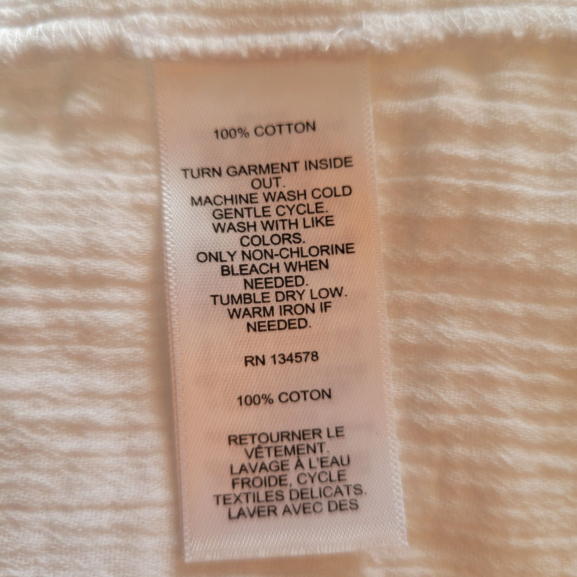 Vineyard Vines Vineyard Vines White Flutter Sleeve White Top Smocked Cotton Size M / US 6-8 / IT 42-44 - 7 Thumbnail