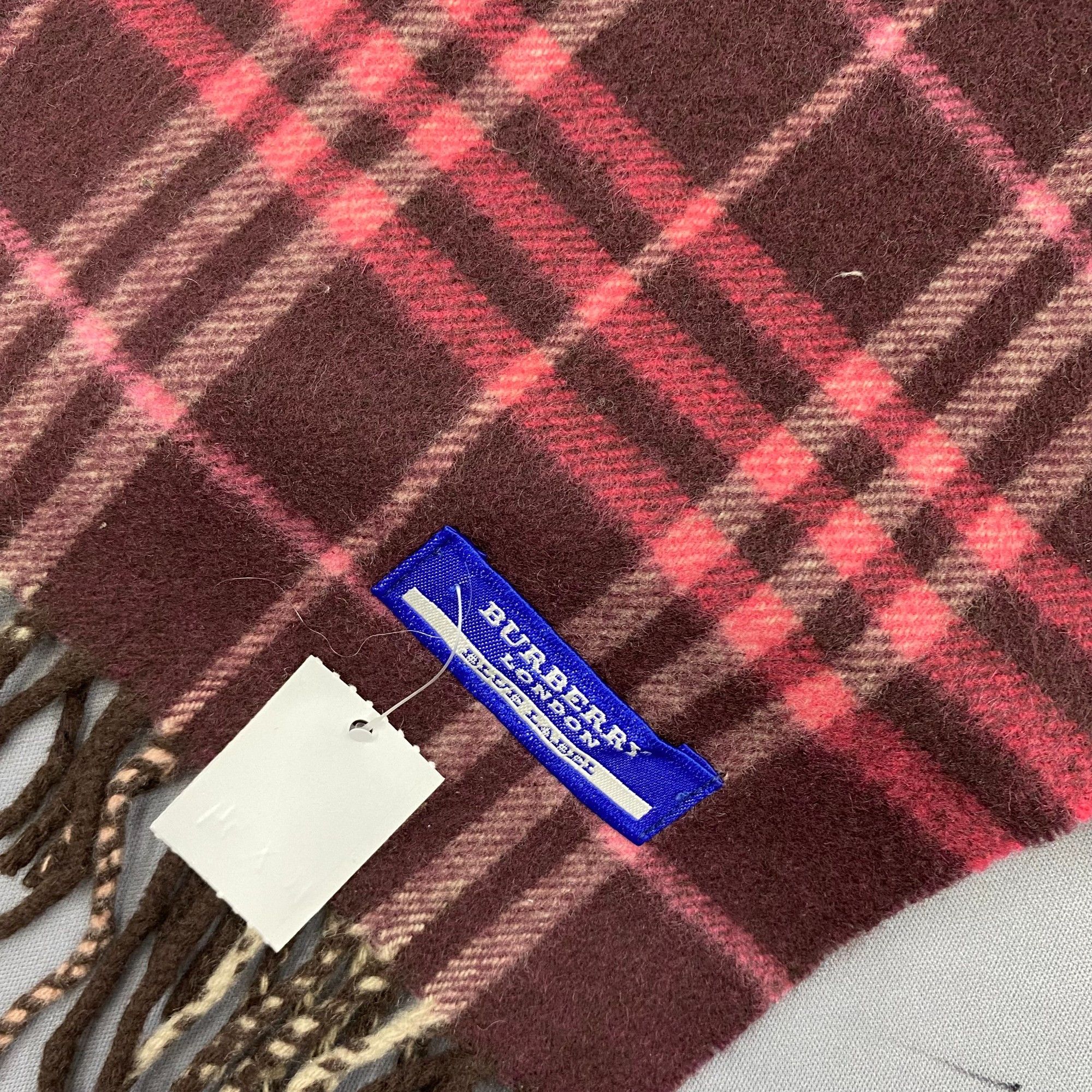 Burberry Vintage Burberry Scarf Muffler Wool Cashmere Winter Scarves Size ONE SIZE - 4 Thumbnail