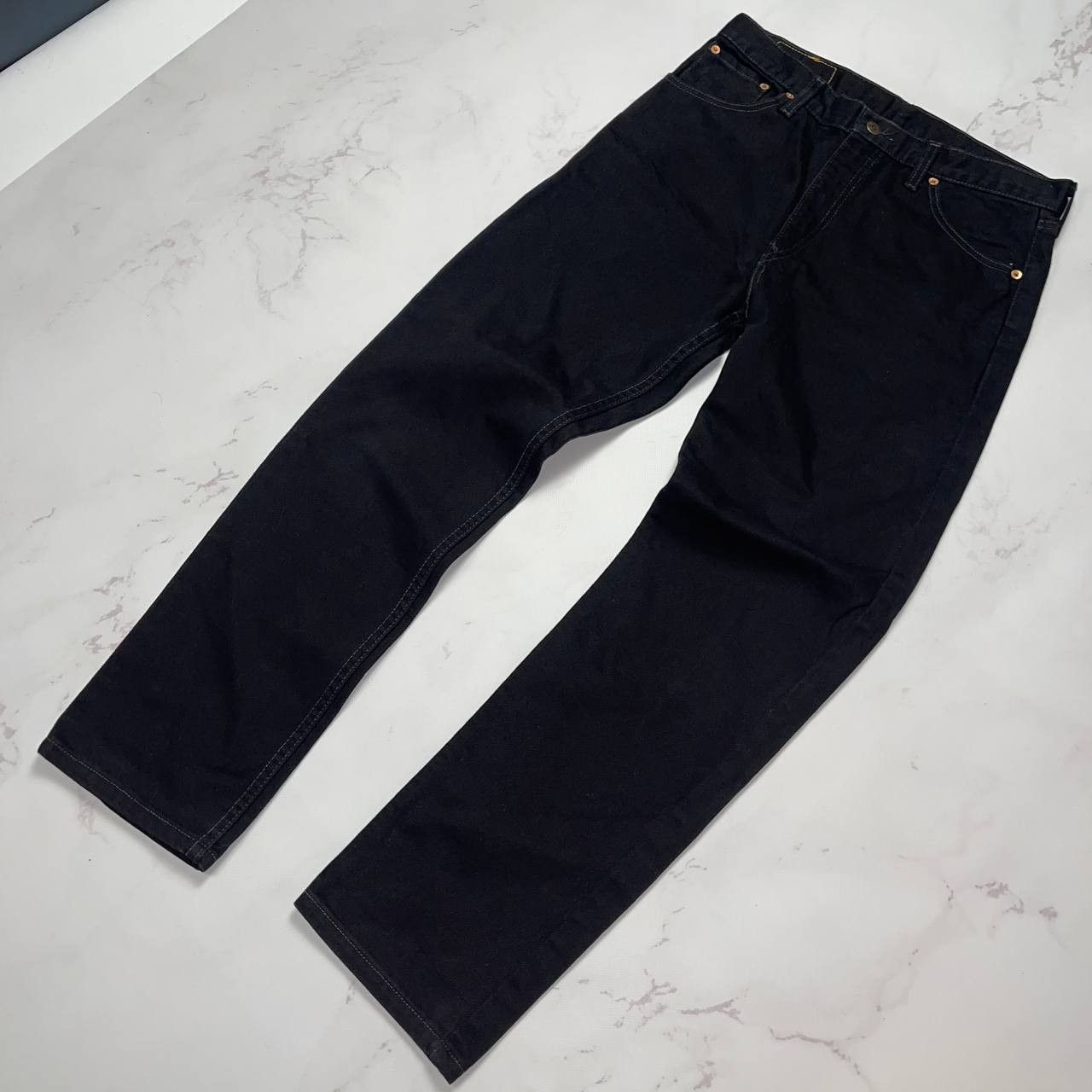 Levi's LEVIS 521 VINTAGE Y2K BLACK DENIM JEANS STREETWEAR STYLE Size US 33 - 3 Thumbnail