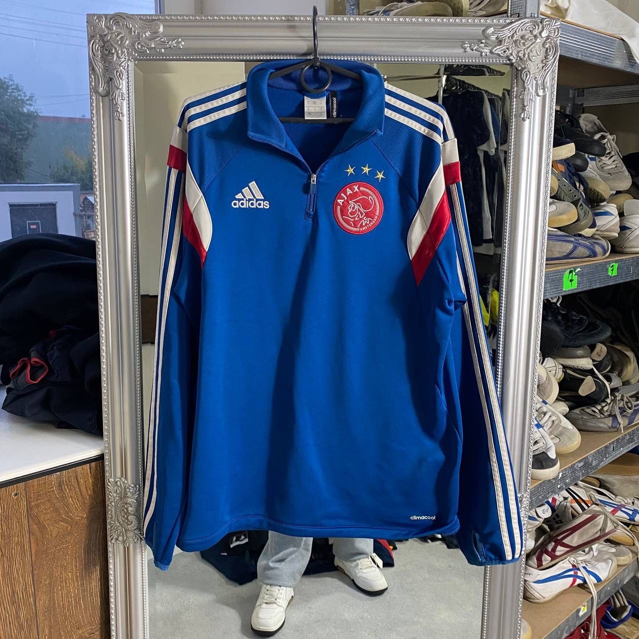 Adidas Vintage Ajax Amsterdam zip up adidas Size US M / EU 48-50 / 2 - 1 Thumbnail