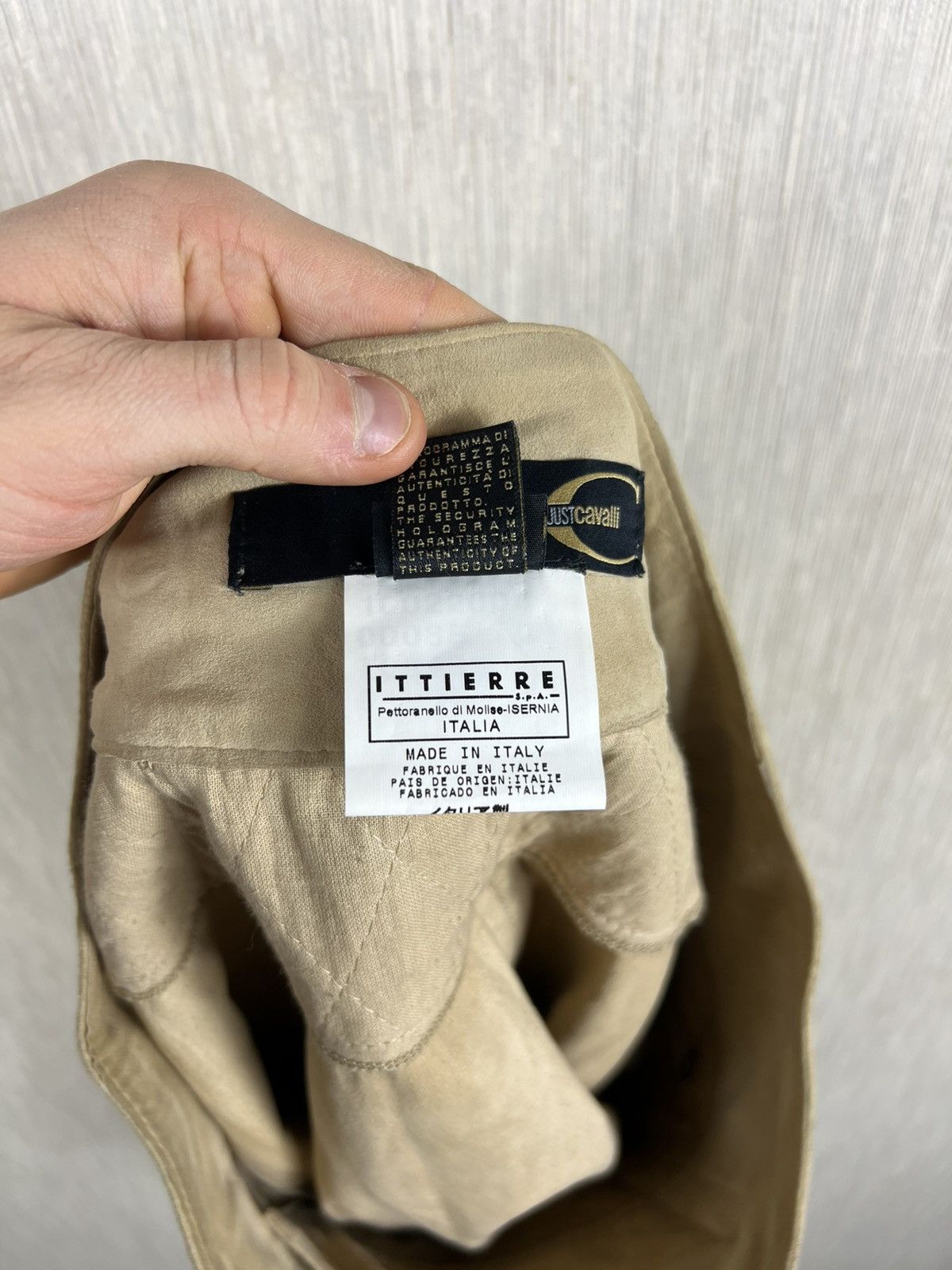 Roberto Cavalli Vintage 90s Roberto Just Cavalli y2k leather mini skirt Size 28" / US 6 / IT 42 - 17 Thumbnail