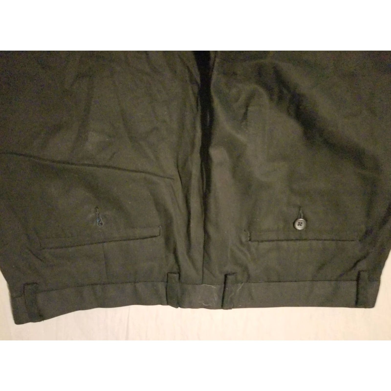 Banana Republic Banana Republic Mens Dress Pants Black Cotton 36x34 Slacks Chino Trousers Regular Size 36 Mens Size US 36 / EU 52 - 2 Thumbnail