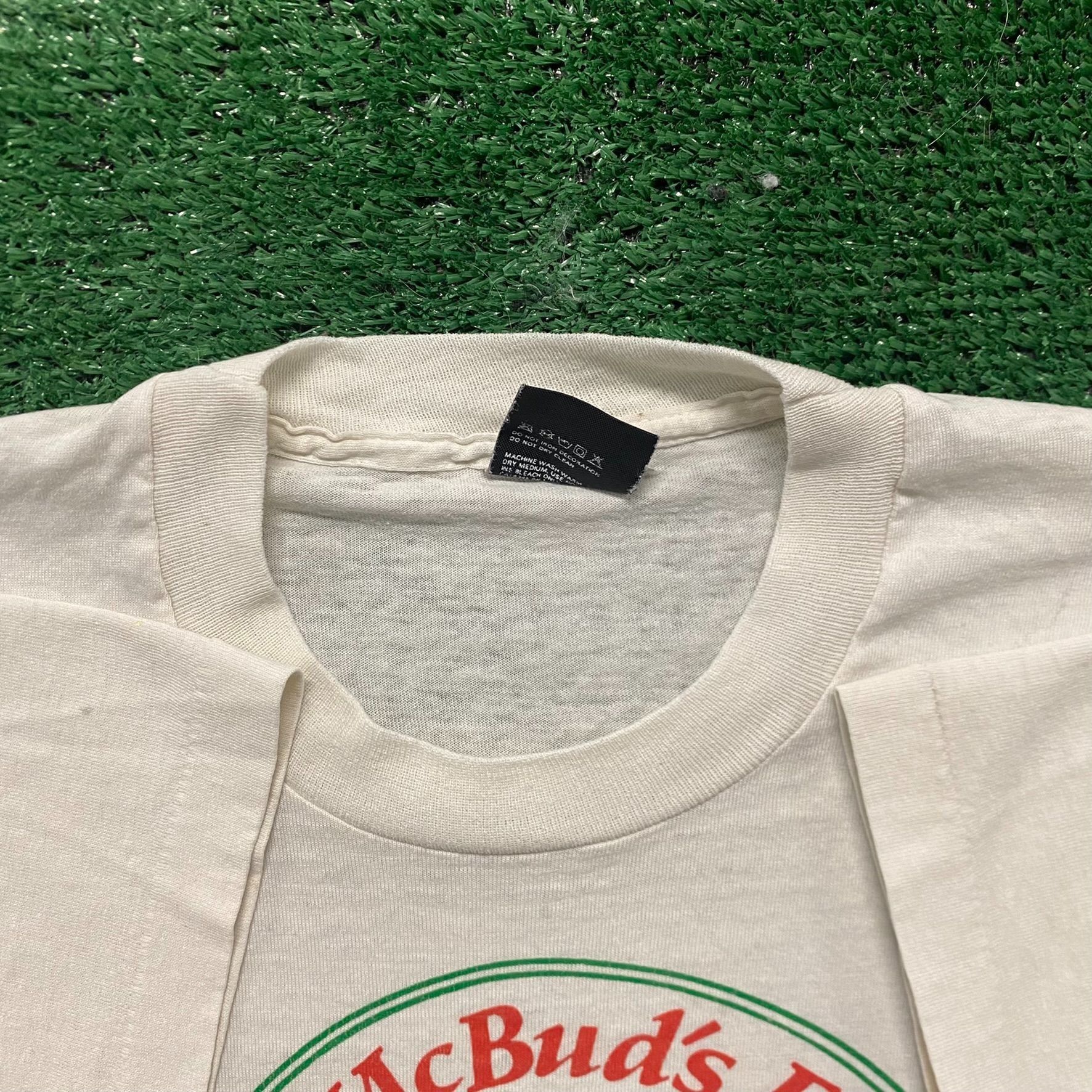 Vintage 80s Budweiser Leprechaun Shirt Single Stitch Beer Te