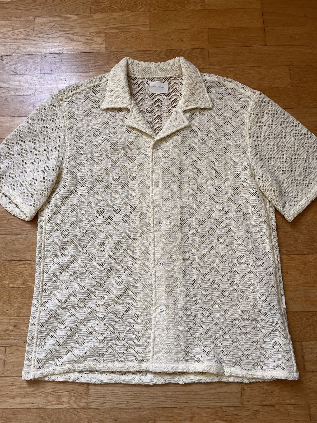 Aime Leon Dore XSmall ALD Rico shirt violet ice pink purple