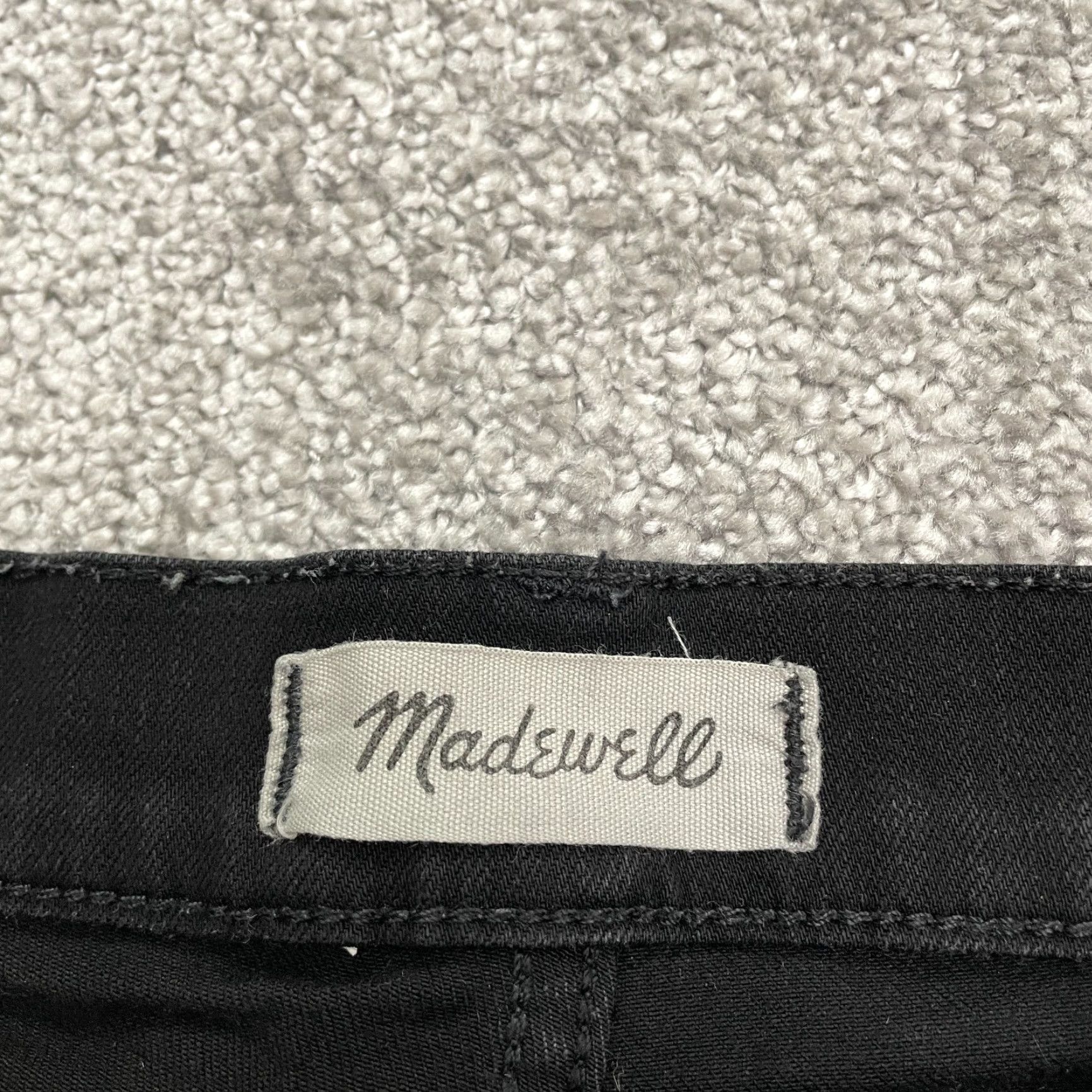 Madewell Madewell Roadtripper Jeans 26 Black Dark Wash 26x28 Straight Womens Size 26" / US 2 / IT 38 - 7 Thumbnail