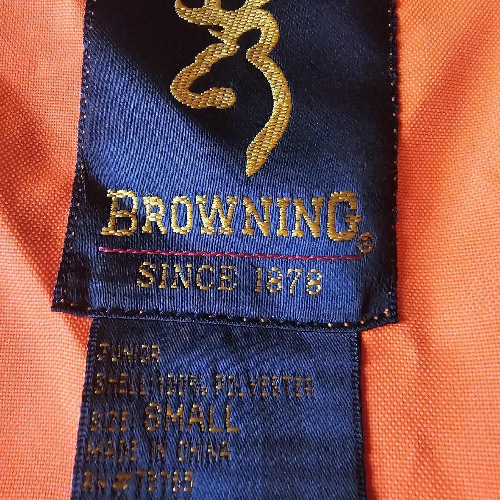 Designer Browning Safety Small Orange Hunting Vest Size US S / EU 44-46 / 1 - 4 Thumbnail