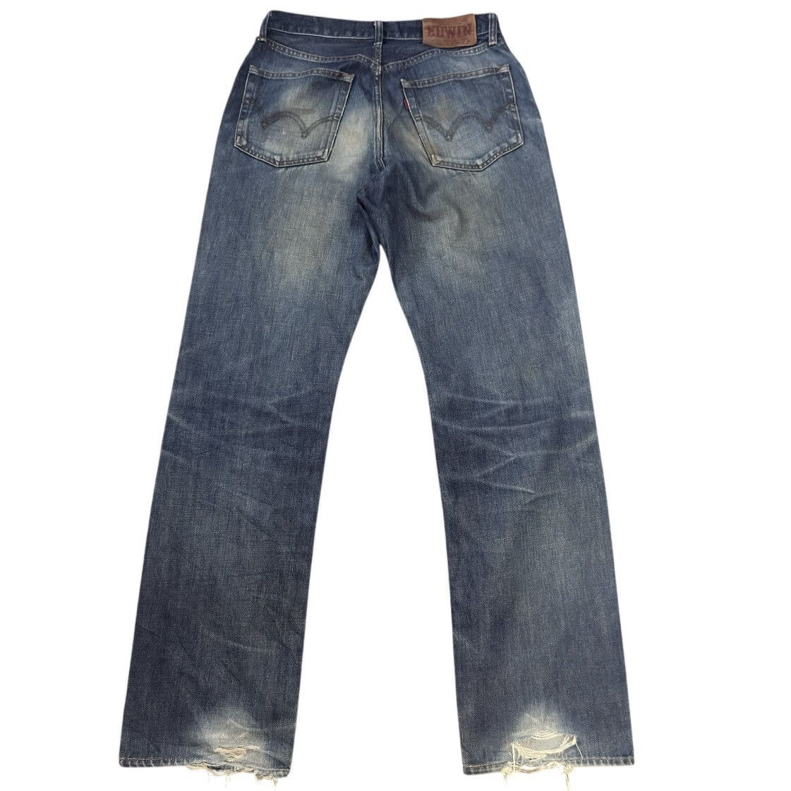 Edwin 🇯🇵 Vintage 90s Edwin 503 Japanese Whisker Denim W30 Size US 30 / EU 46 - 2 Thumbnail