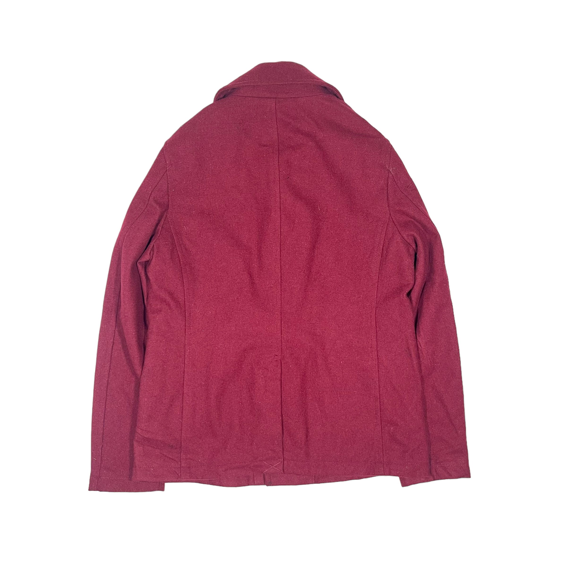In The Attic × semanticdesign Semantic Design Wool Maroon Minimalist Jacket Size US L / EU 52-54 / 3 - 5 Thumbnail