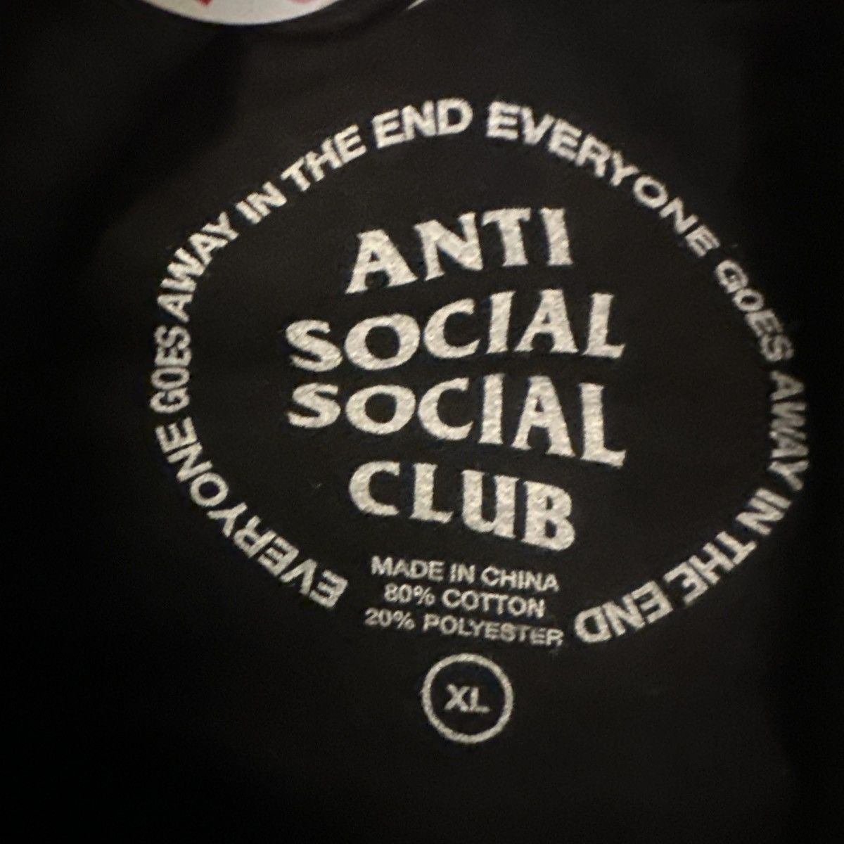 Anti Social Social Club Anti Social Social Club NT Rhinestone Hoodie Black XL Rare Size US XL / EU 56 / 4 - 3 Thumbnail