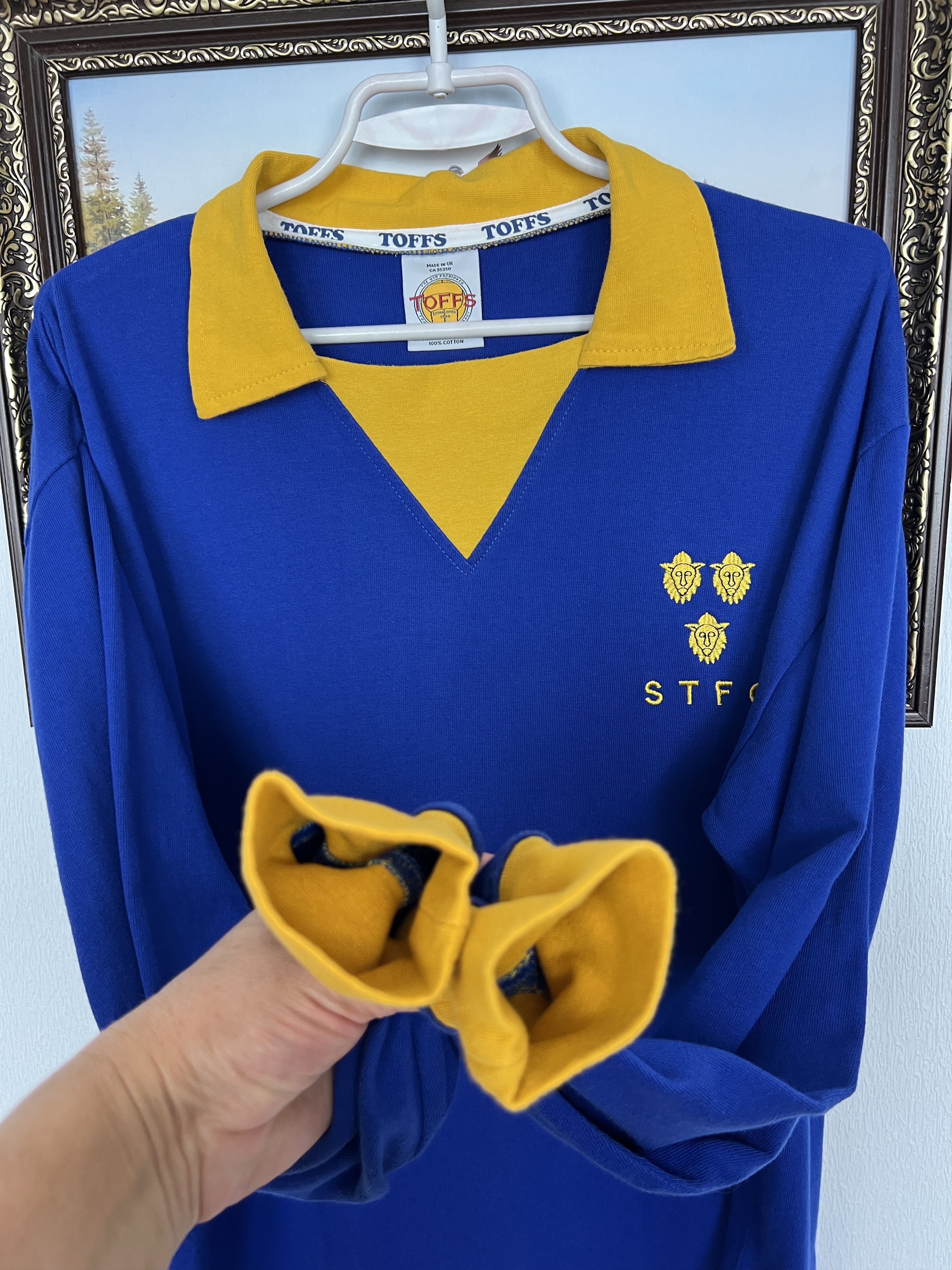 Toffs Shrewsbury Town 1970 -1977 Retro Football Shirt Toffs Size US L / EU 52-54 / 3 - 6 Thumbnail