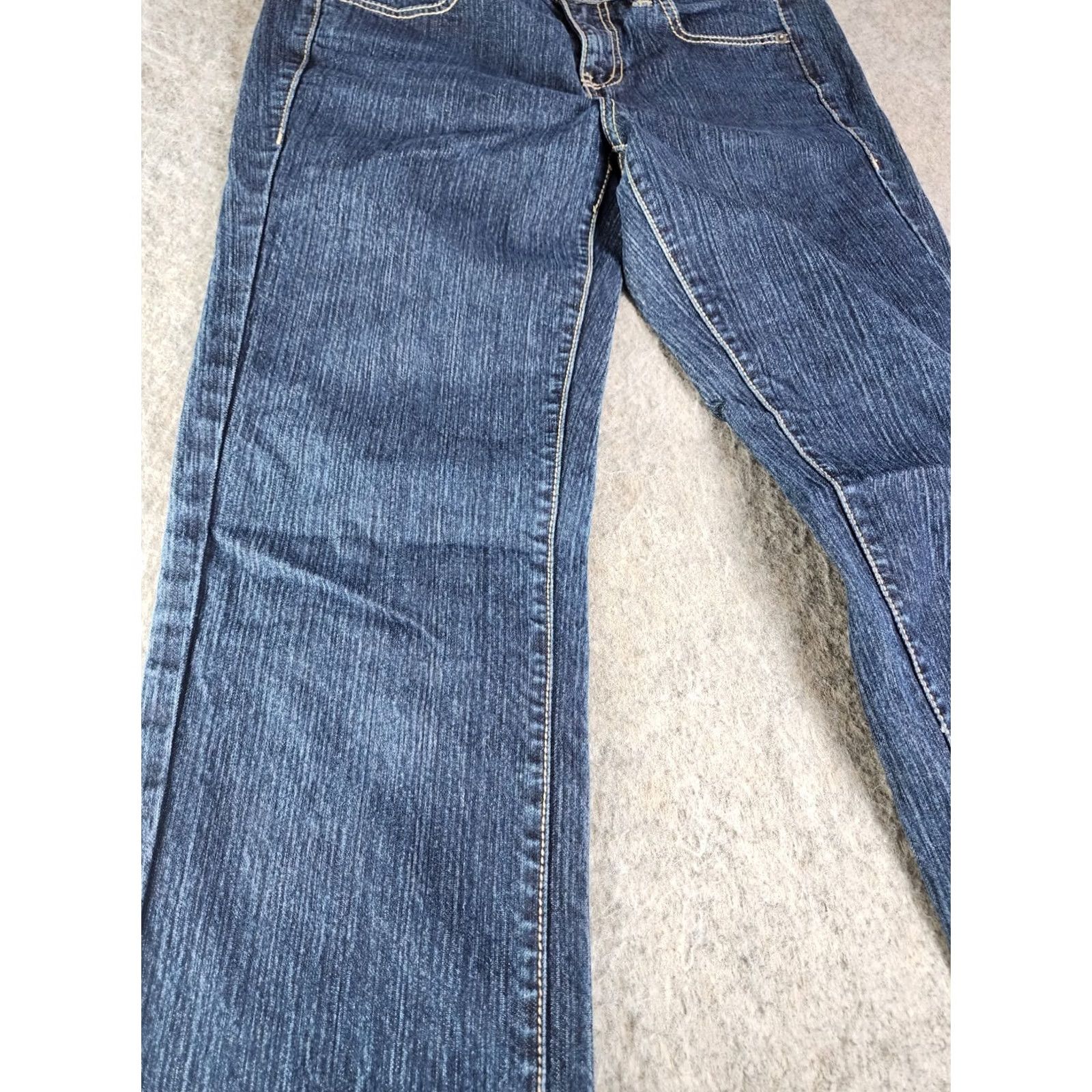 Calvin Klein Calvin Klein Jeans Skinny Womens 6 Mid Rise Stretch Denim Blue 5-Pocket Classic Logo Slim VINTAGE Size 28" / US 6 / IT 42 - 2 Thumbnail