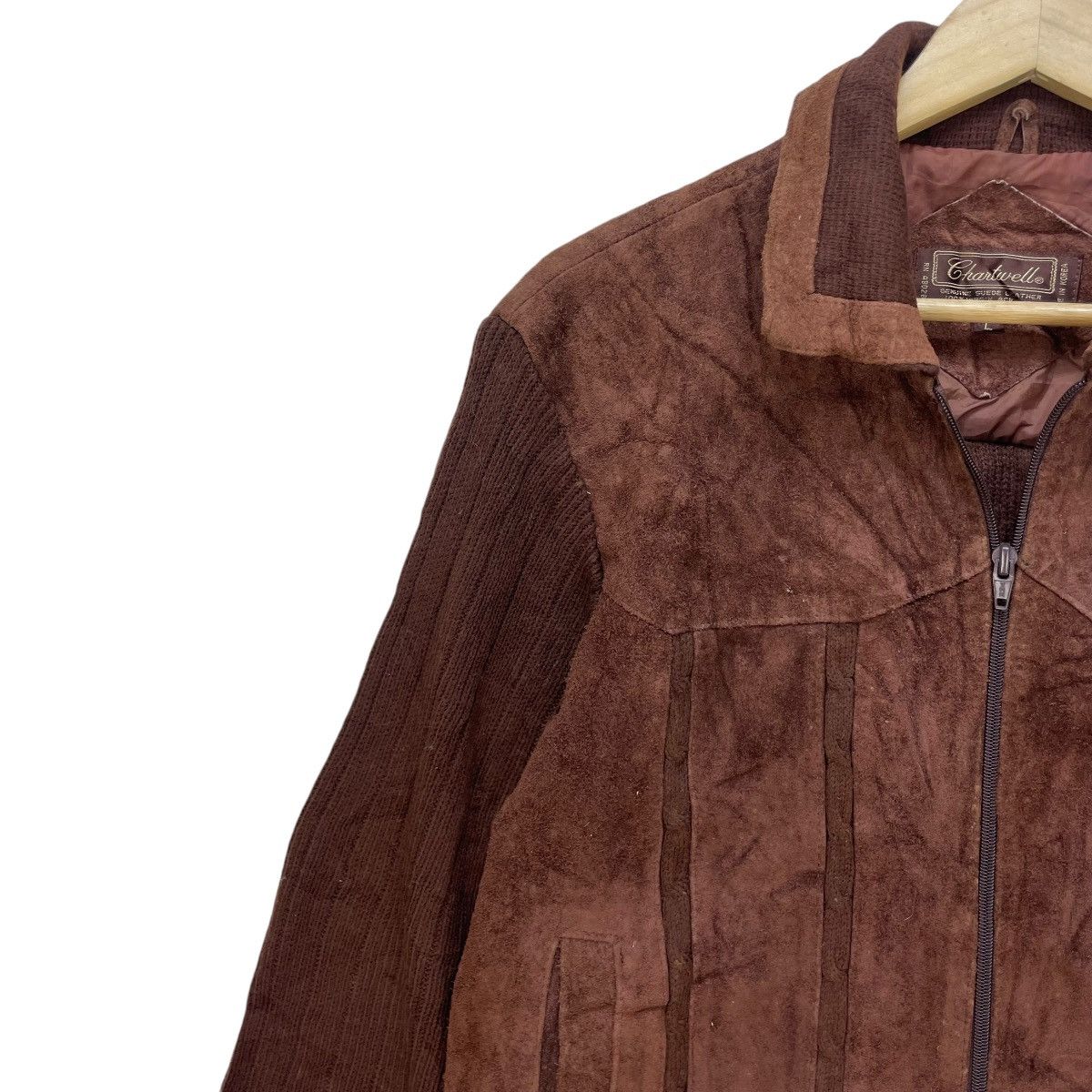 Genuine Leather 💥Vintage Chantwell Bomber Suede Leather Jacket Size US M / EU 48-50 / 2 - 3 Thumbnail