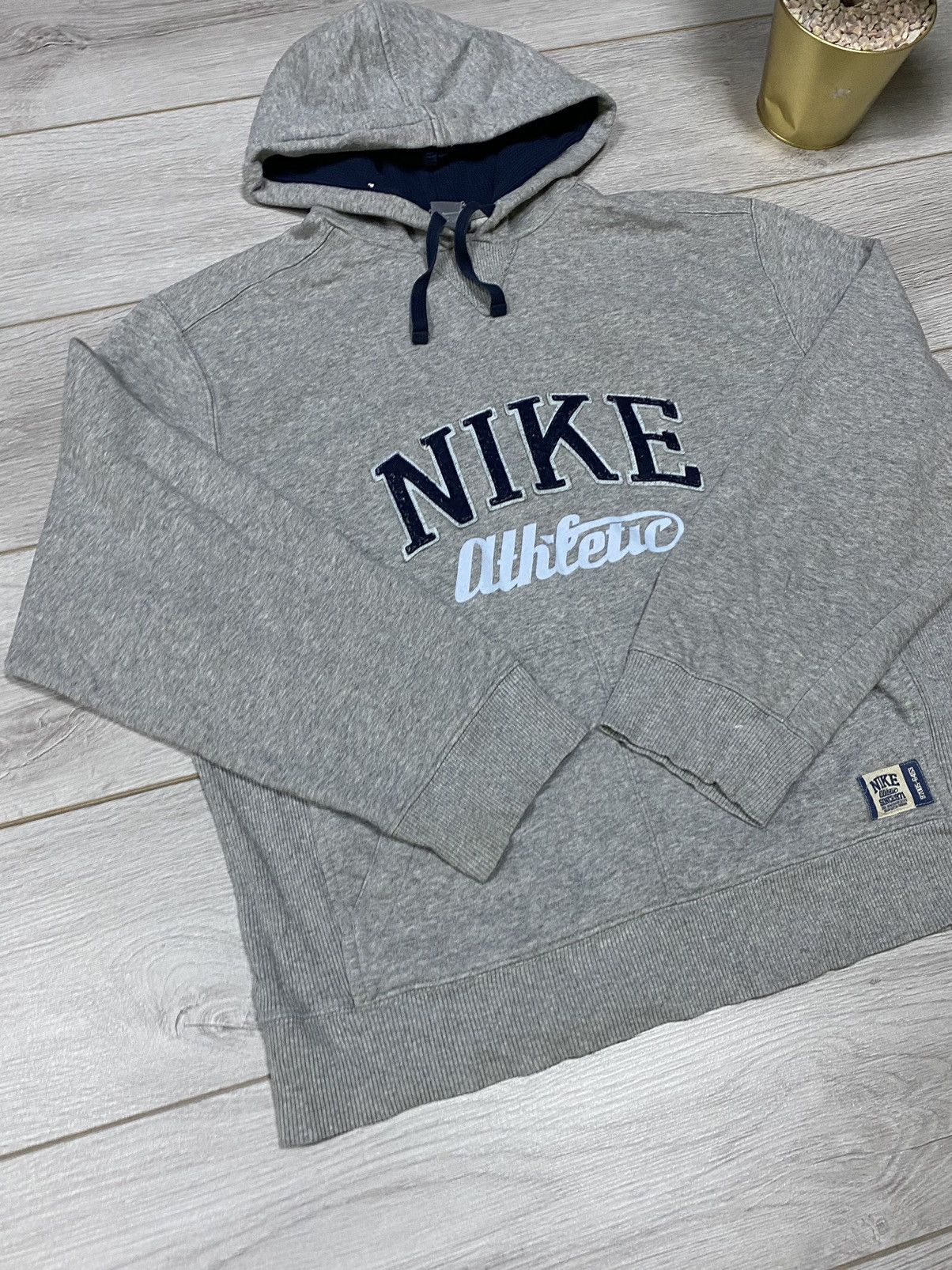 Nike Nike vintage big logo spell out athletic Y2K hoodie Size US L / EU 52-54 / 3 - 5 Thumbnail