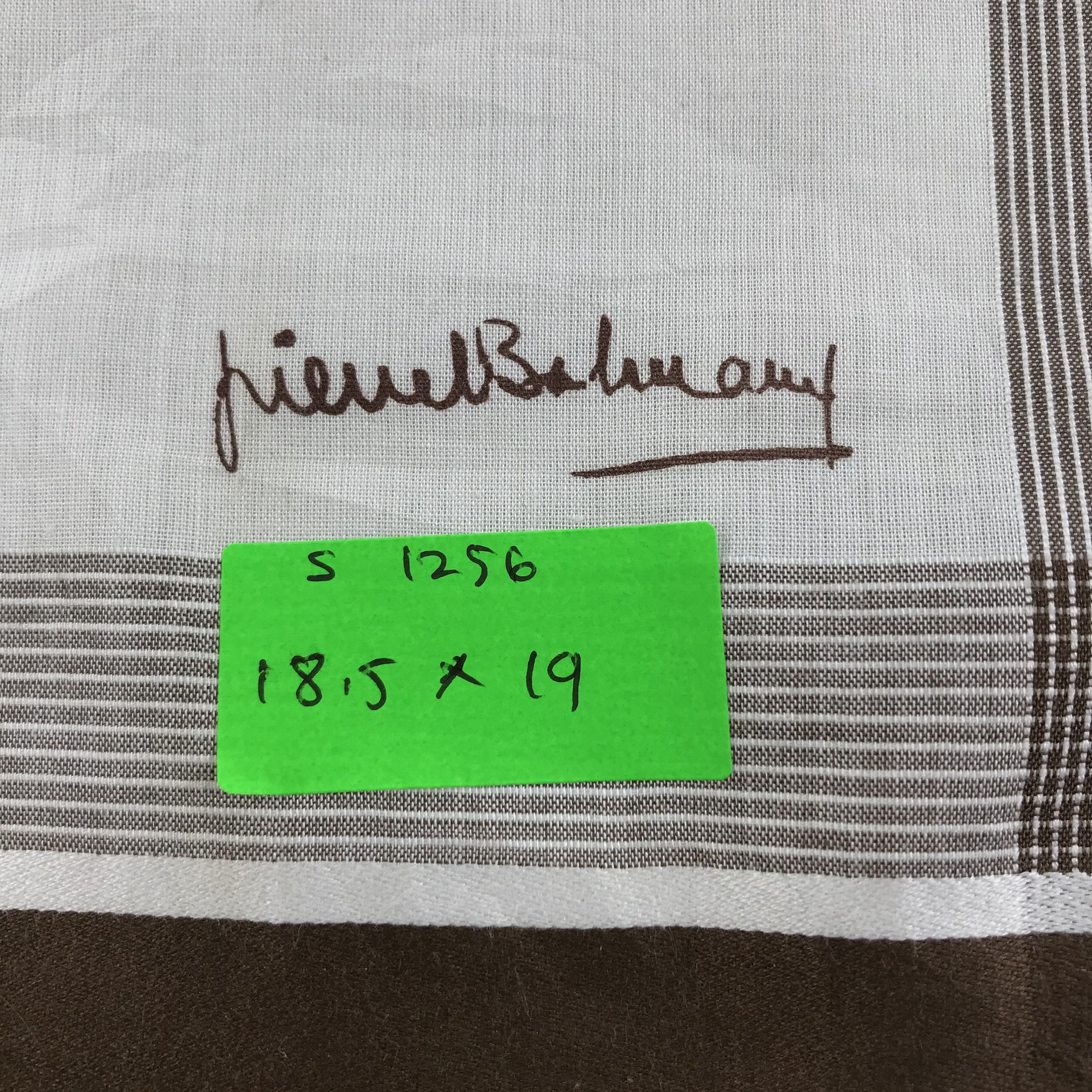 Pierre Balmain × Vintage Pierre Balmain Bandana / Handkerchief / Neckerchief - S1256 Size ONE SIZE - 5 Thumbnail