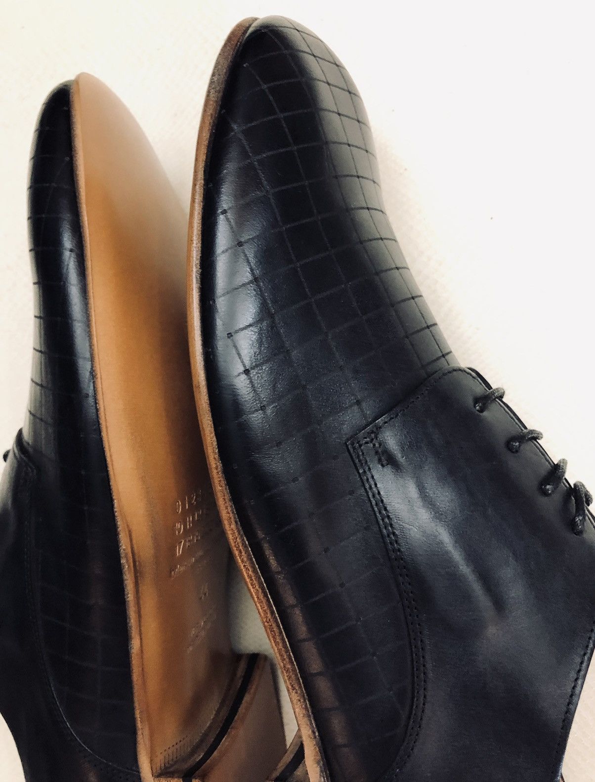 Maison Margiela Maison Margiela 22 🇮🇹 black matrix laser cut derby 44 NEW Size US 11 / EU 44 - 6 Thumbnail