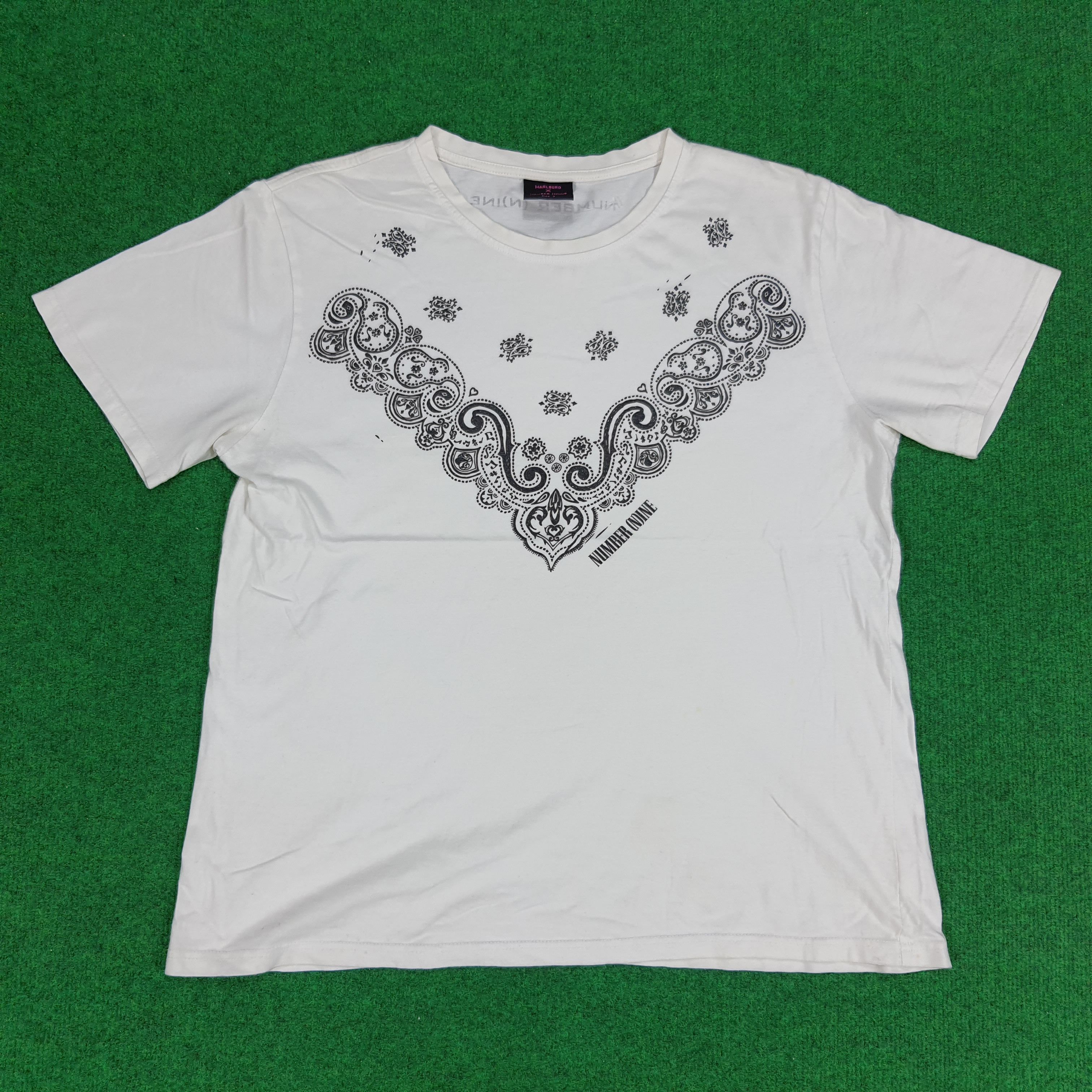 Marlboro × Number (N)ine × Vintage Vintage Marlboro x Number (N)ine Japanese Brand Tshirt Size US L / EU 52-54 / 3 - 1 Thumbnail
