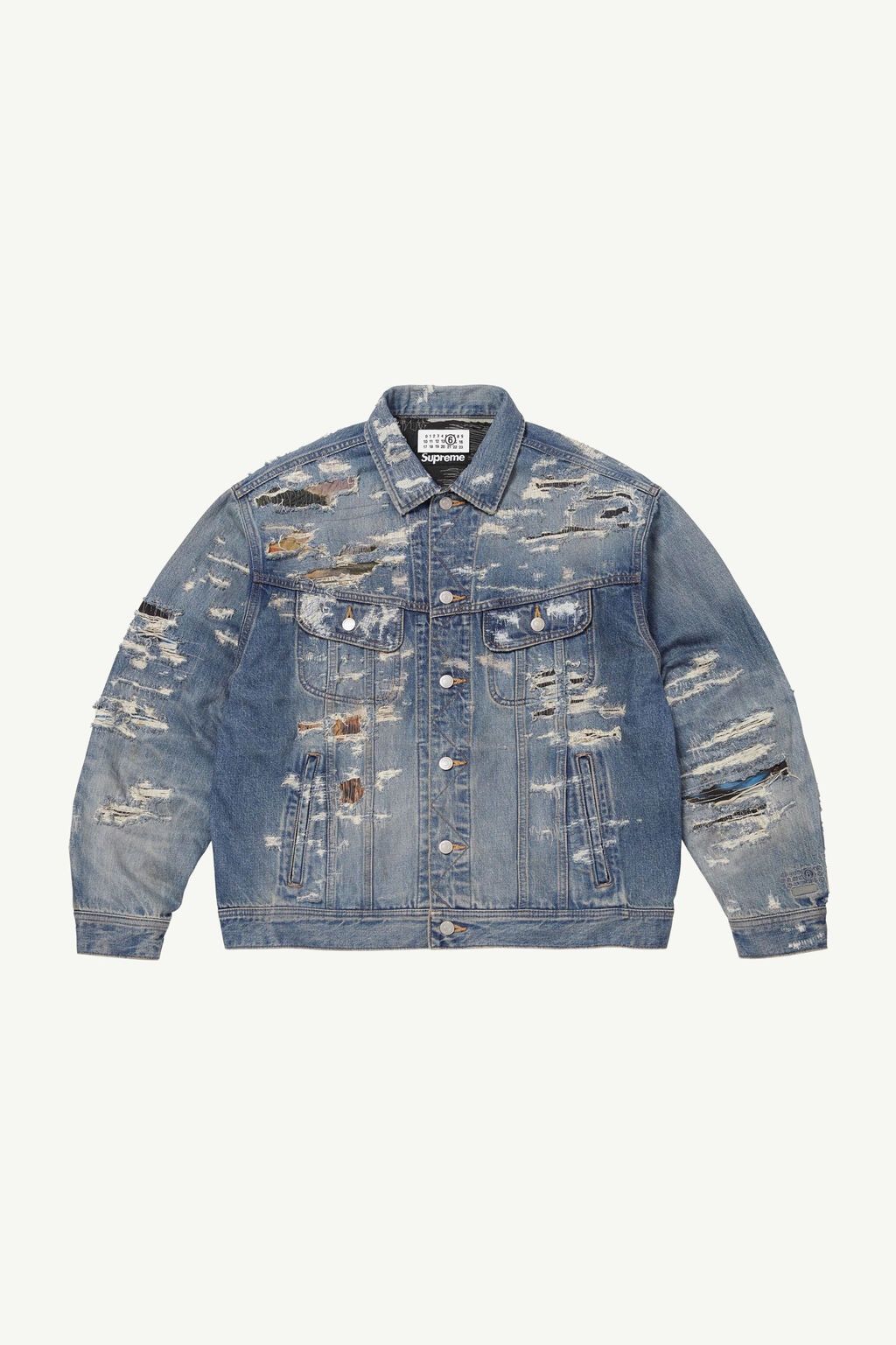 Maison Margiela × Supreme Supreme x MM6 Maison Margiela Denim Trucker Jacket SOLD OUT Size US M / EU 48-50 / 2 - 1 Thumbnail