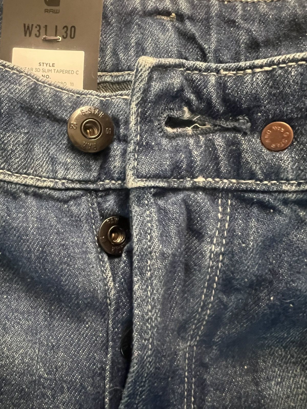 G-Star × Vintage NEW G-star raw jeans 3301 vintage like true legion street Size US 32 / EU 48 - 6 Thumbnail