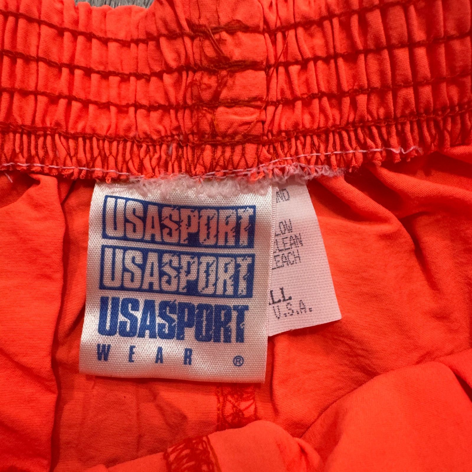 Vintage NEW Vintage USA Sport Surf Shorts Men Small Orange 80s Size US 26 / EU 42 - 5 Thumbnail